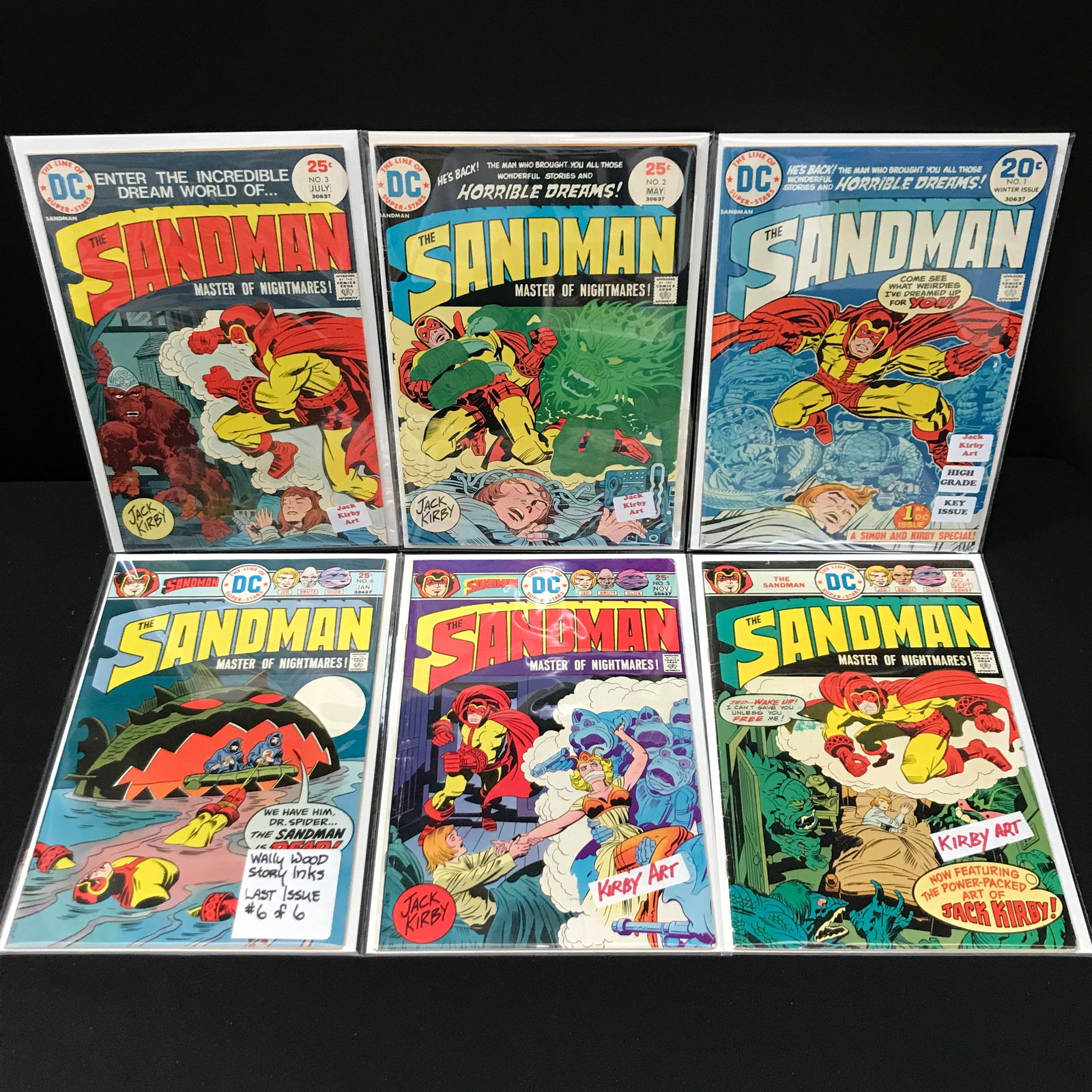 LOT OF 6 SANDMAN COMICS (DC COMICS) (1 of 1)