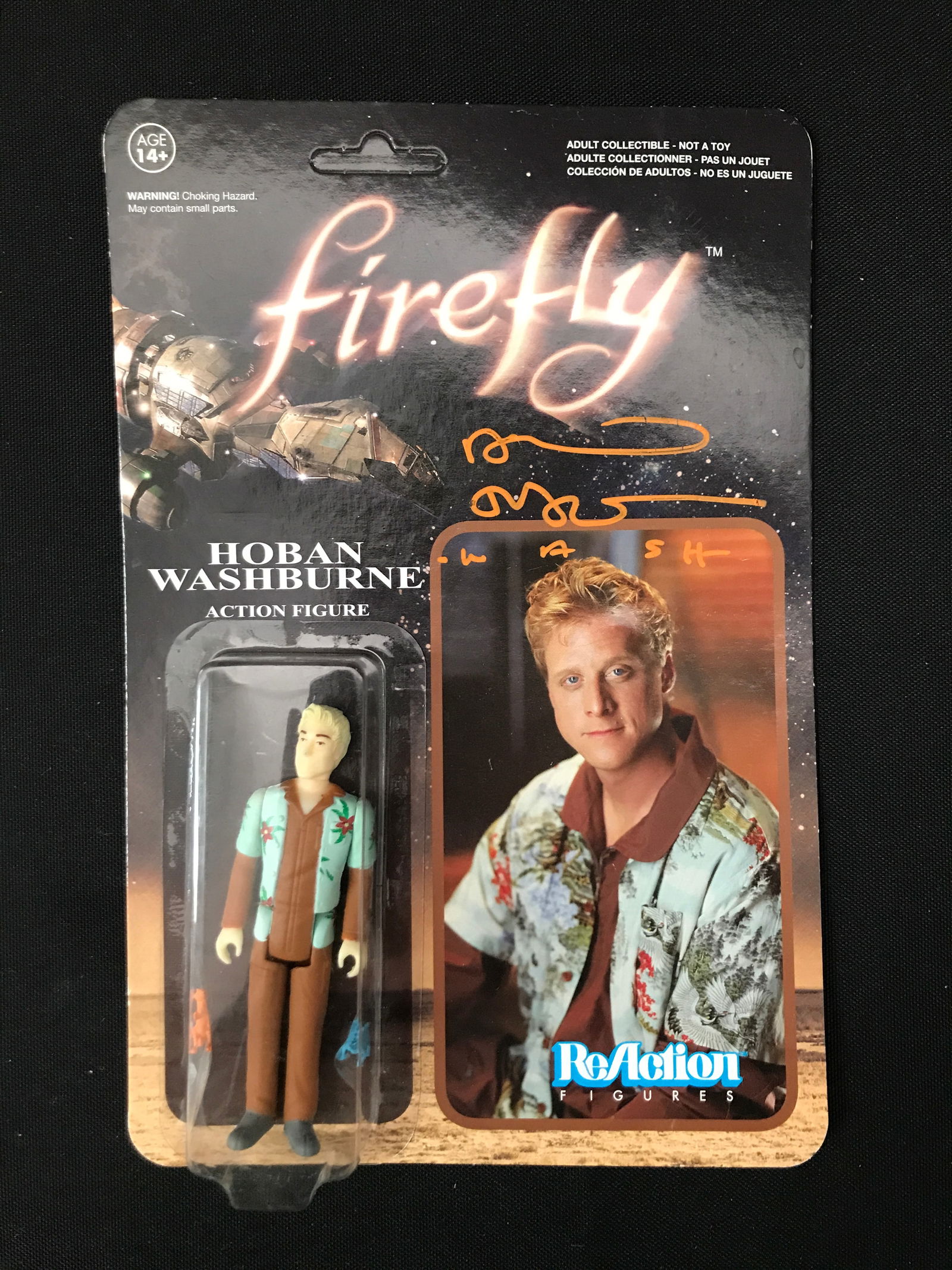 ALAN TUDYK SIGNED HOBAN WASHBURNE FIREFLY ACTION FIGURE - JSA AND WWOC COA (1 of 2)