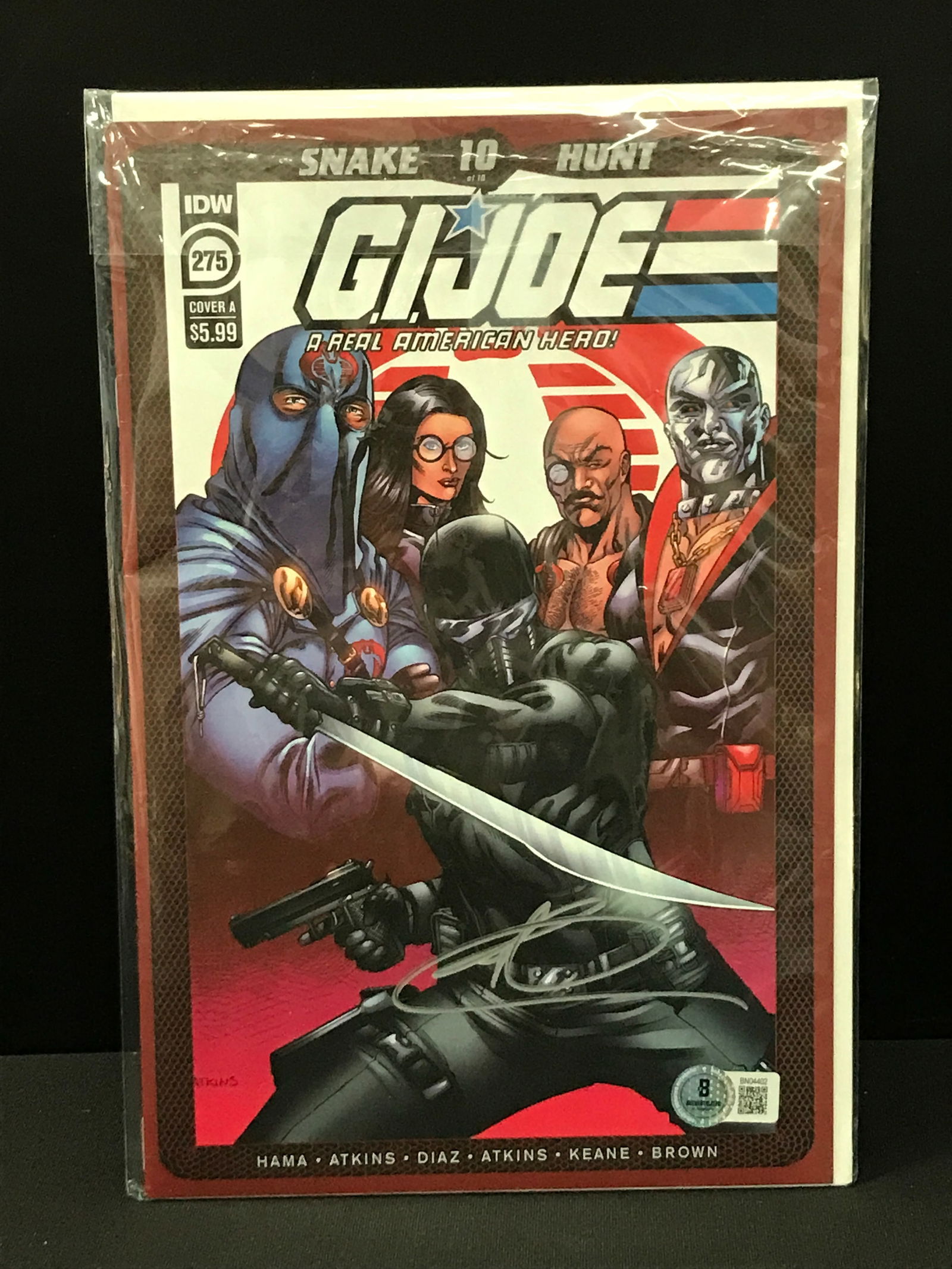 RAY PARK SIGNED COMIC BOOK - BECKETT AND WWOC COA (1 of 2)