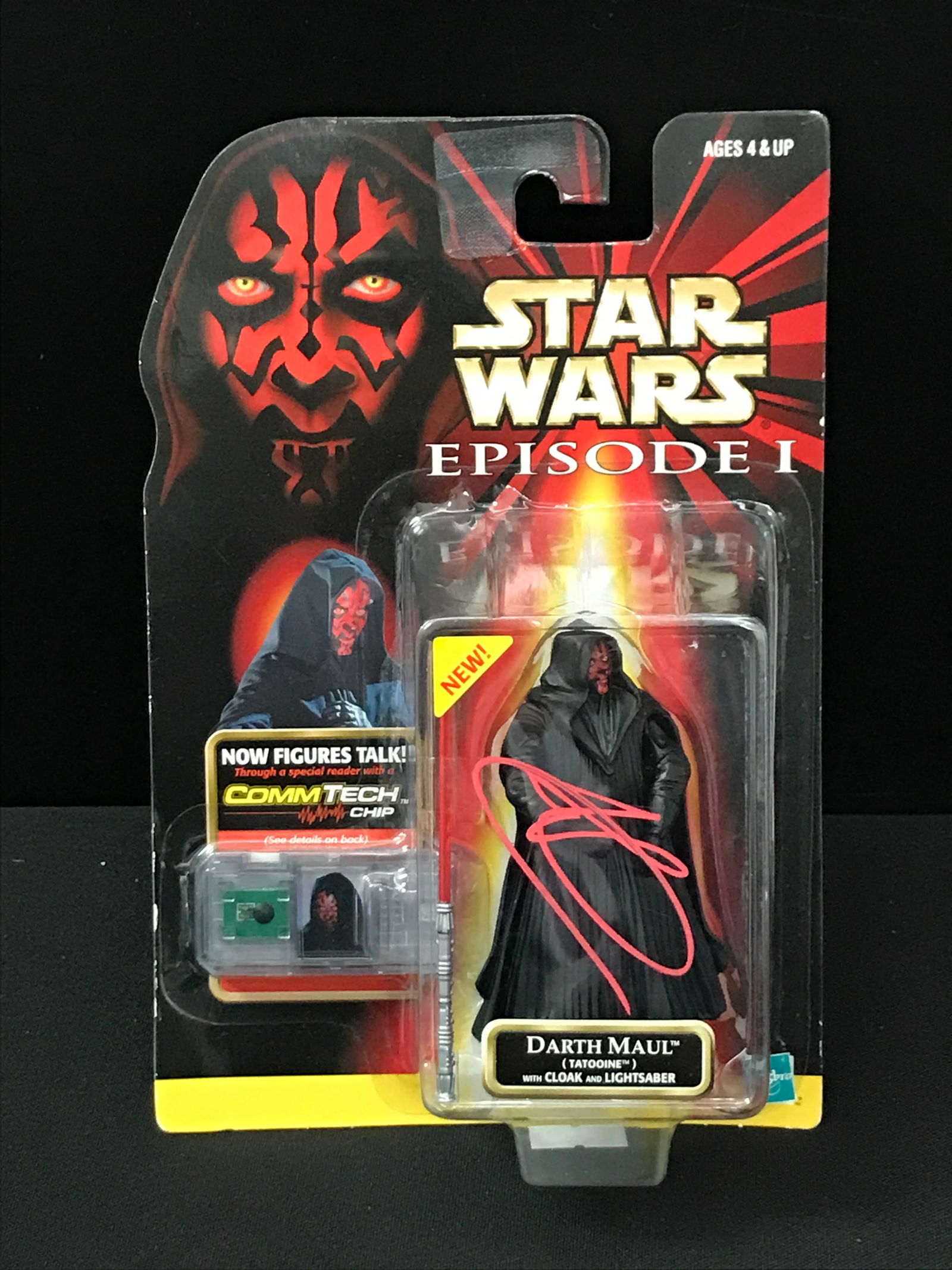 RAY PARKS SIGNED STAR WARS DARTH MAUL ACTION FIGURE - BECKETT AND WWOC COA (1 of 2)