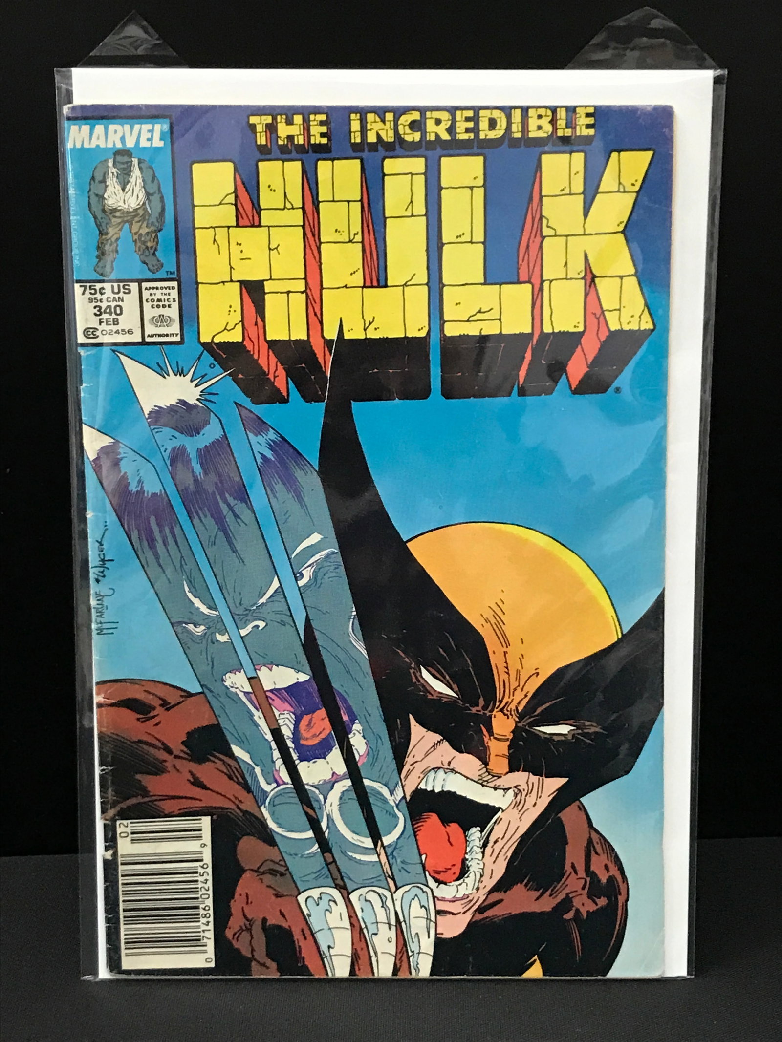 MARVEL COMICS NO.340 THE INCREDIBLE HULK: Prices are in Canadian dollars