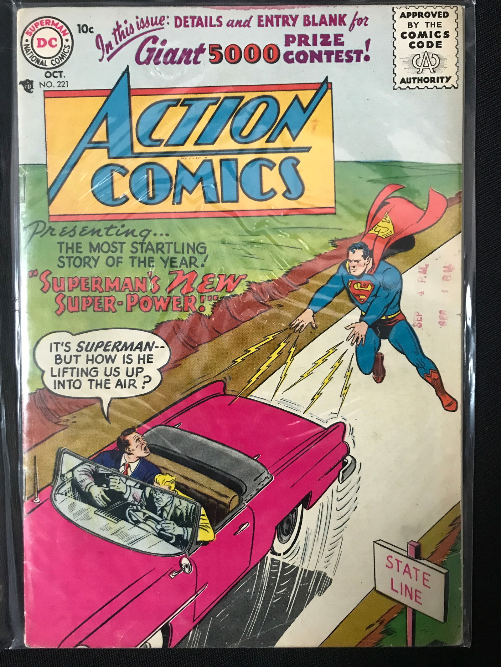 DC COMICS NO.221 ACTION COMICS (1 of 1)