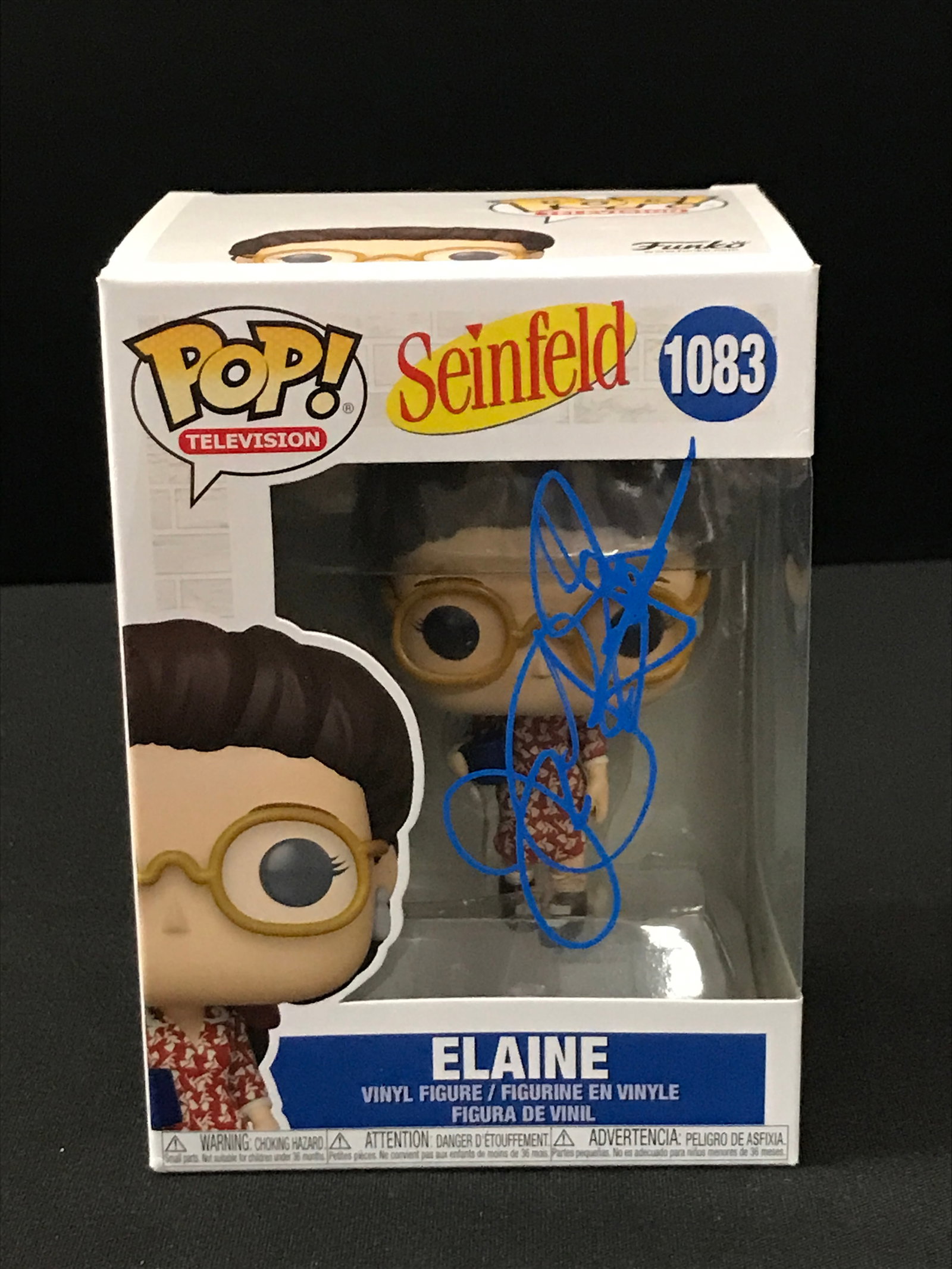 JULIA LOUIS-DREYFUS SIGNED ELAINE SEINFELD FUNKO POP - KB COA: Prices are in Canadian dollars