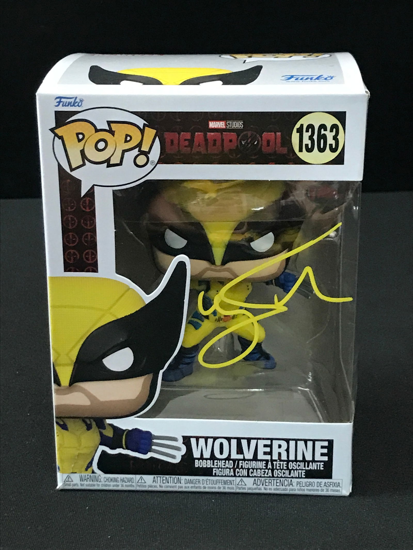 HUGH JACKMAN SIGNED FUNKO POP! KB AUTHENTICS COA (1 of 2)