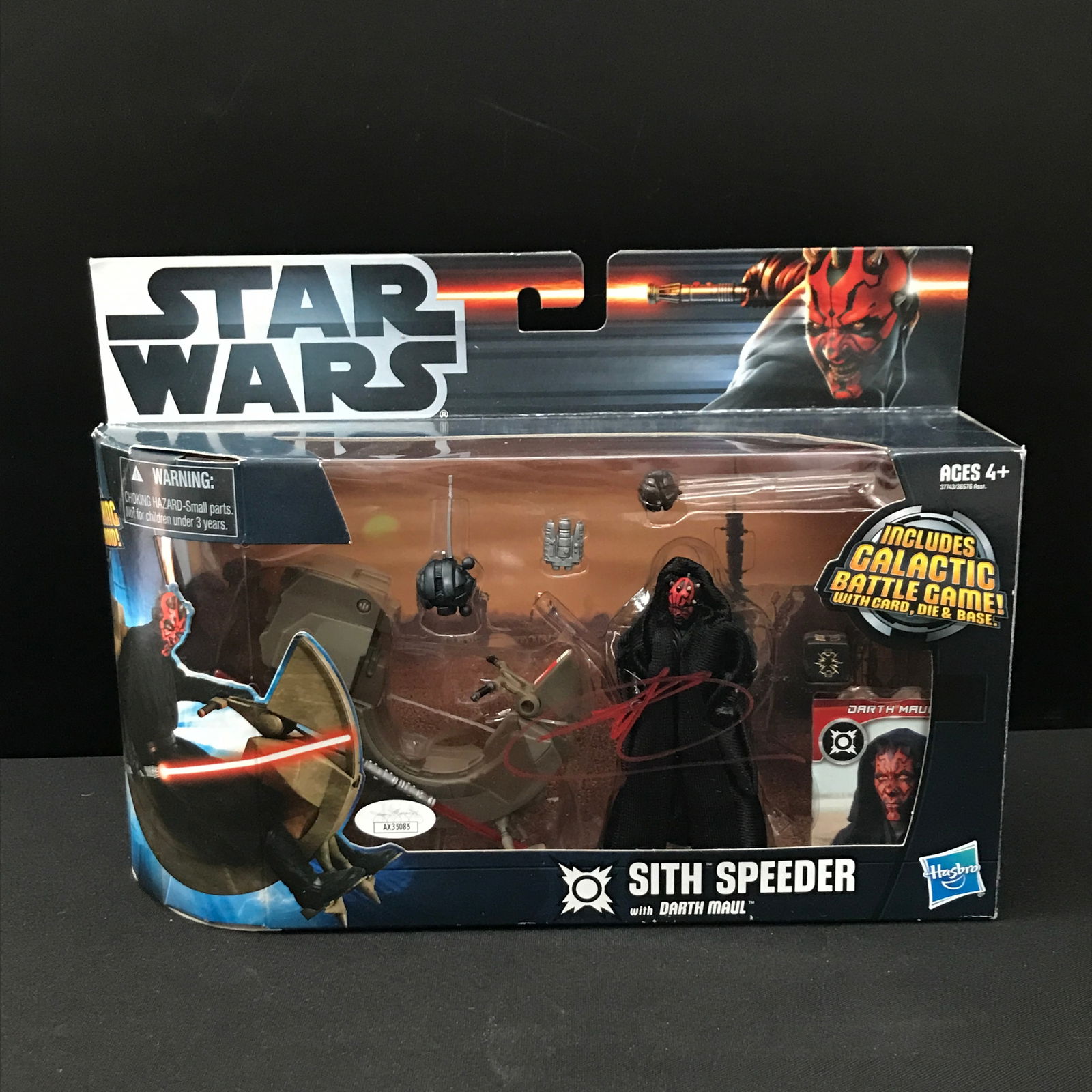 RAY PARKS SIGNED DARTH MAUL SITH SPEEDER ACTION FIGURE - JSA AND WWOC COA (1 of 3)