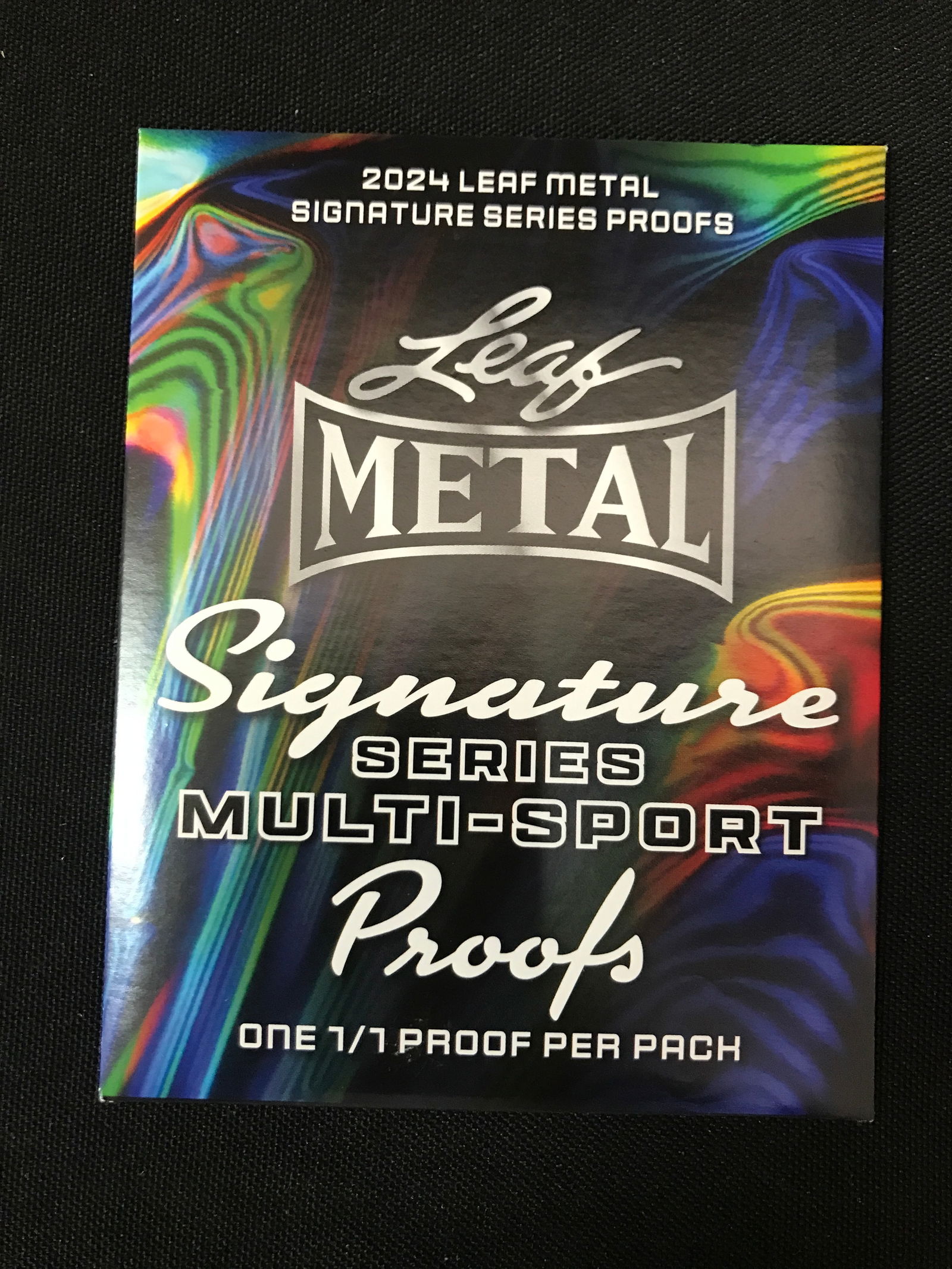2024 LEAF METAL SIGNATURE SERIES SEALED PACK - CONTAINS 1/1 (1 of 1)