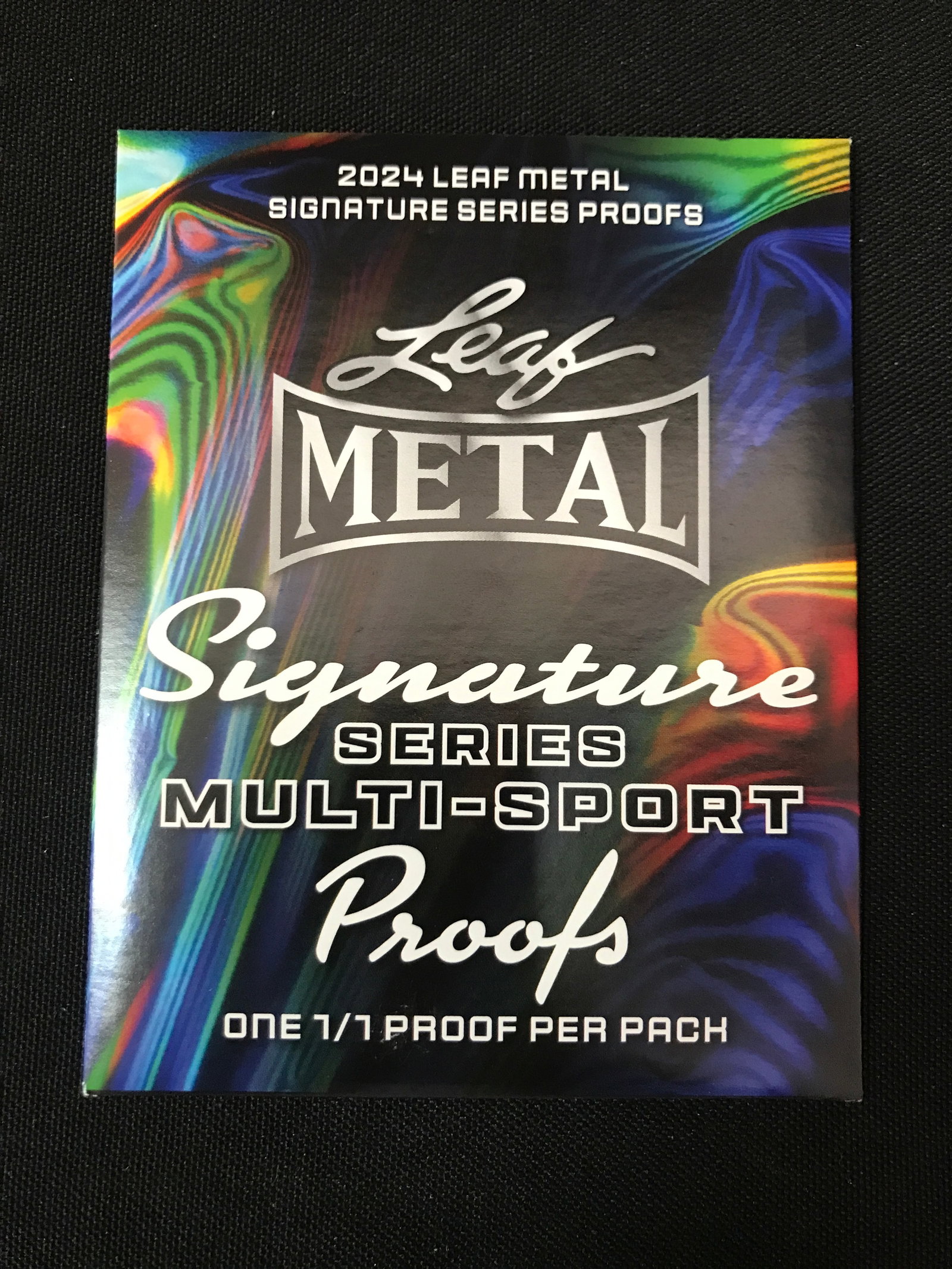 2024 LEAF METAL SIGNATURE SERIES SEALED PACK - CONTAINS 1/1: Prices are in Canadian dollars