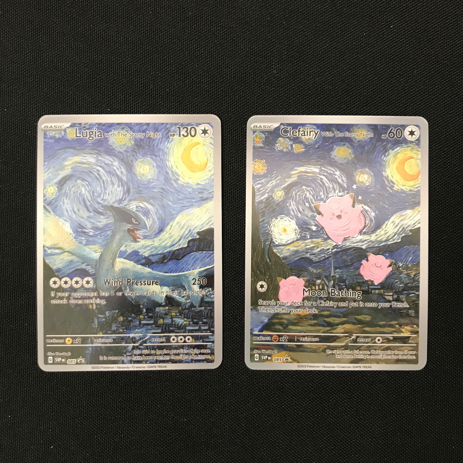 LOT OF 2 POKEMON STARRY NIGHT CARDS (1 of 1)