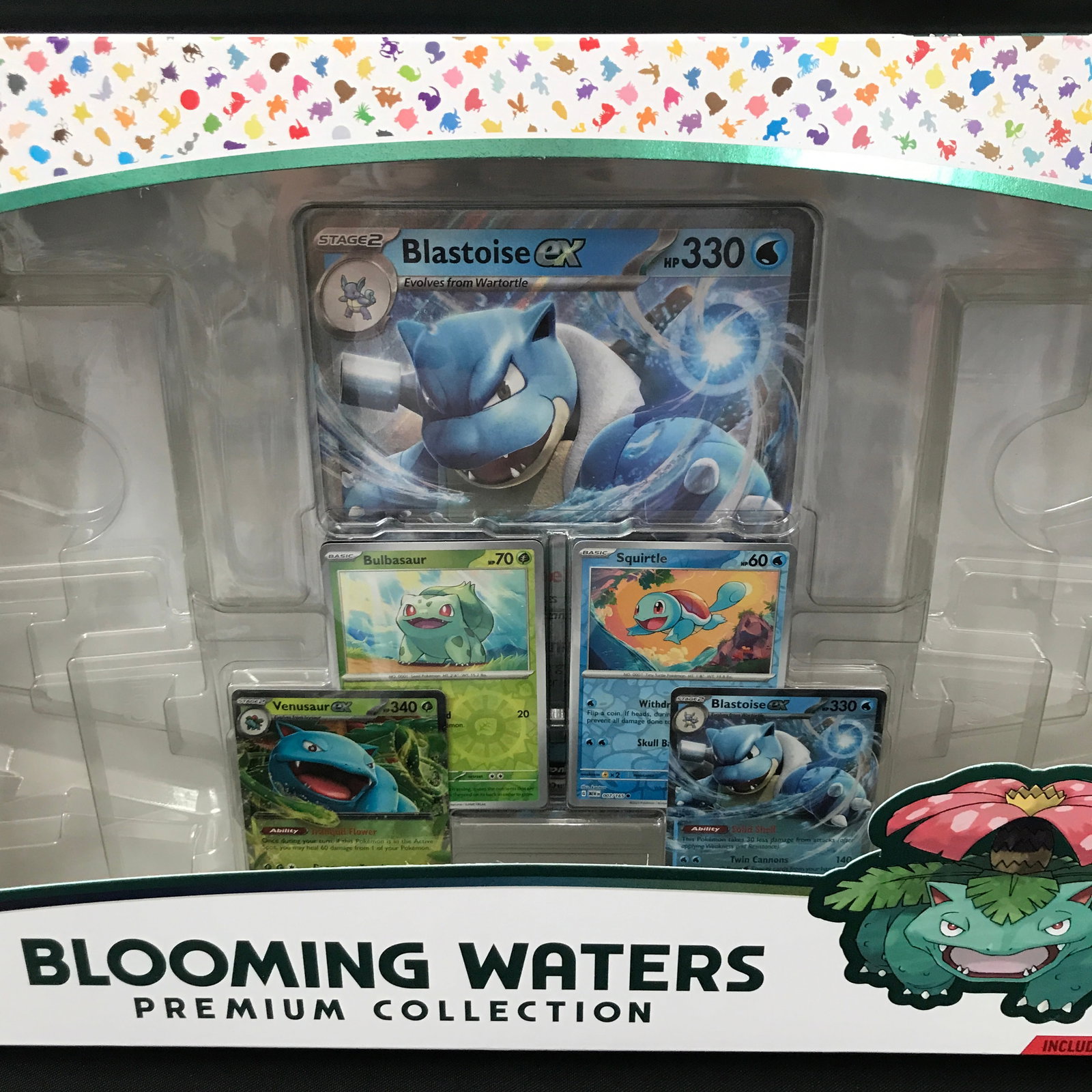 POKEMON TRADING CARD GAME SCARLET AND VIOLET 151 BLOOMING WATER PREMIUM COLLECTION: Prices are in Canadian dollars