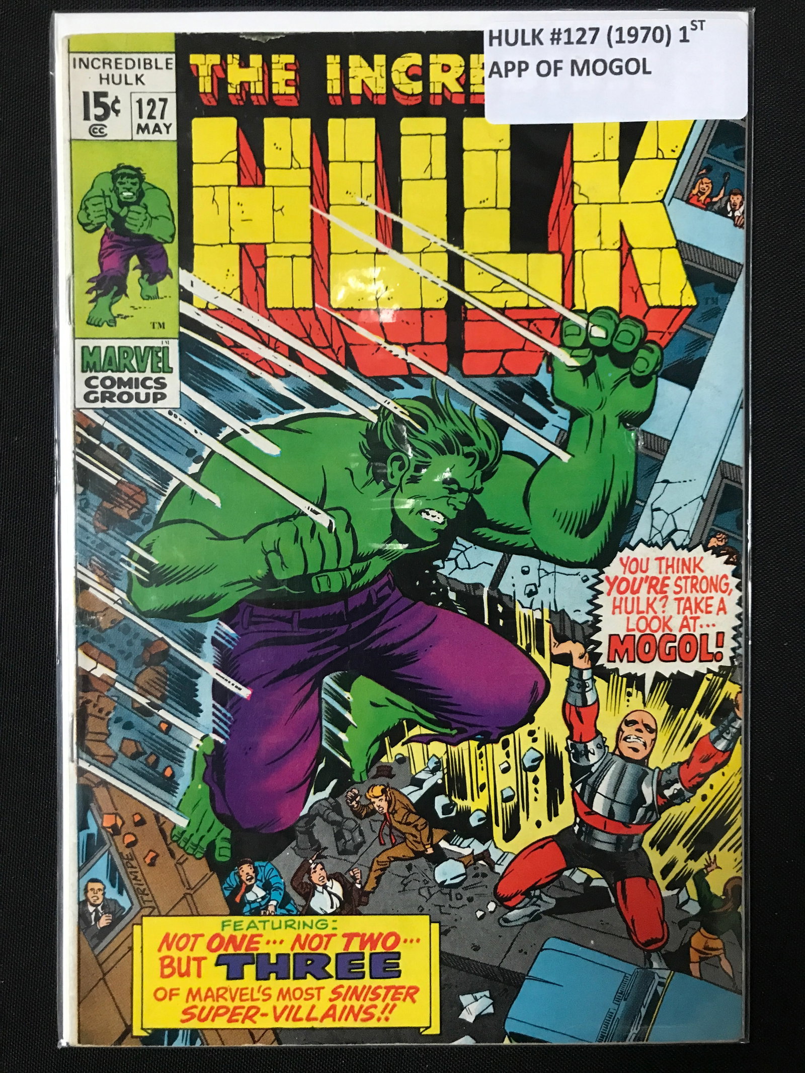 MARVEL COMICS NO.127 THE INCREDIBLE HULK: Prices are in Canadian dollars