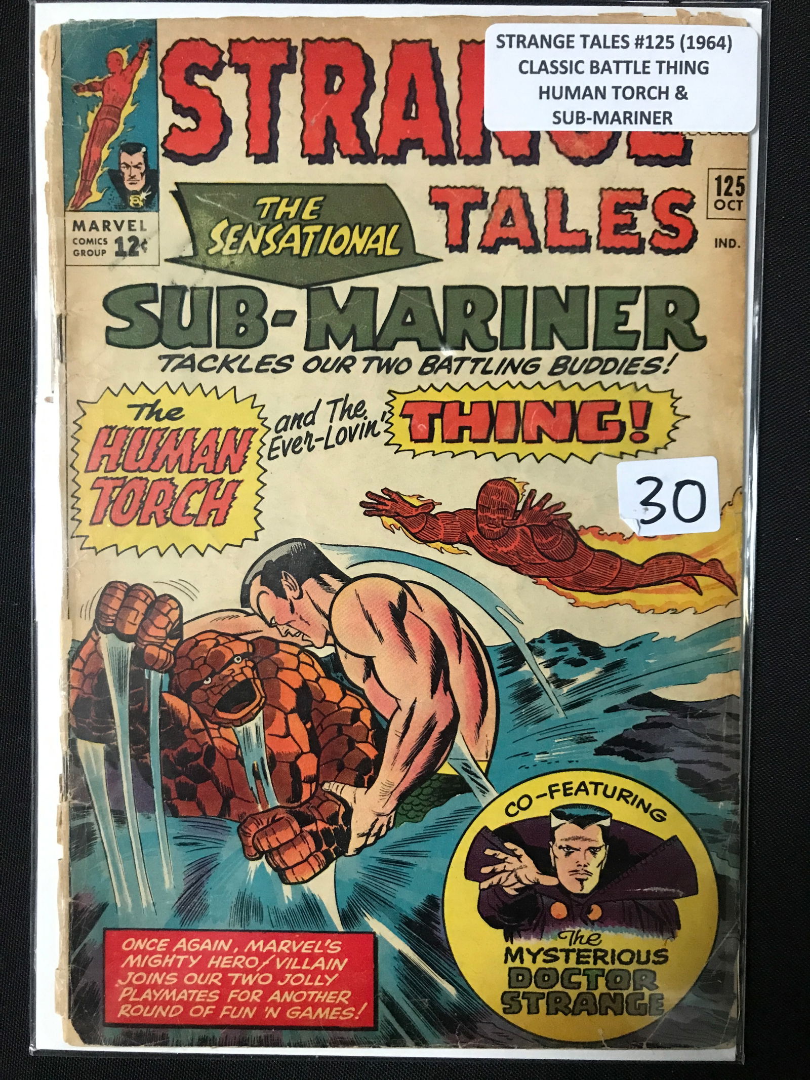 MARVEL COMICS NO.125 STRANGE TALES (1 of 1)