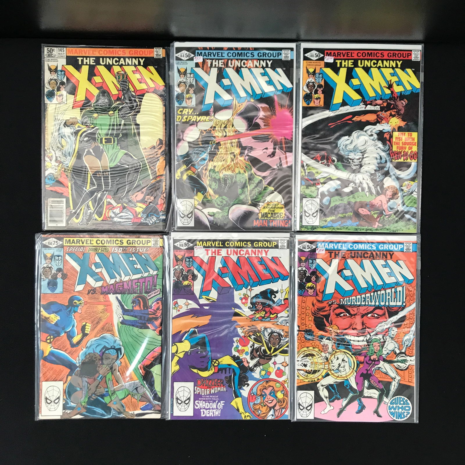 LOT OF 6 X-MEN COMICS (MARVEL COMICS) (1 of 1)