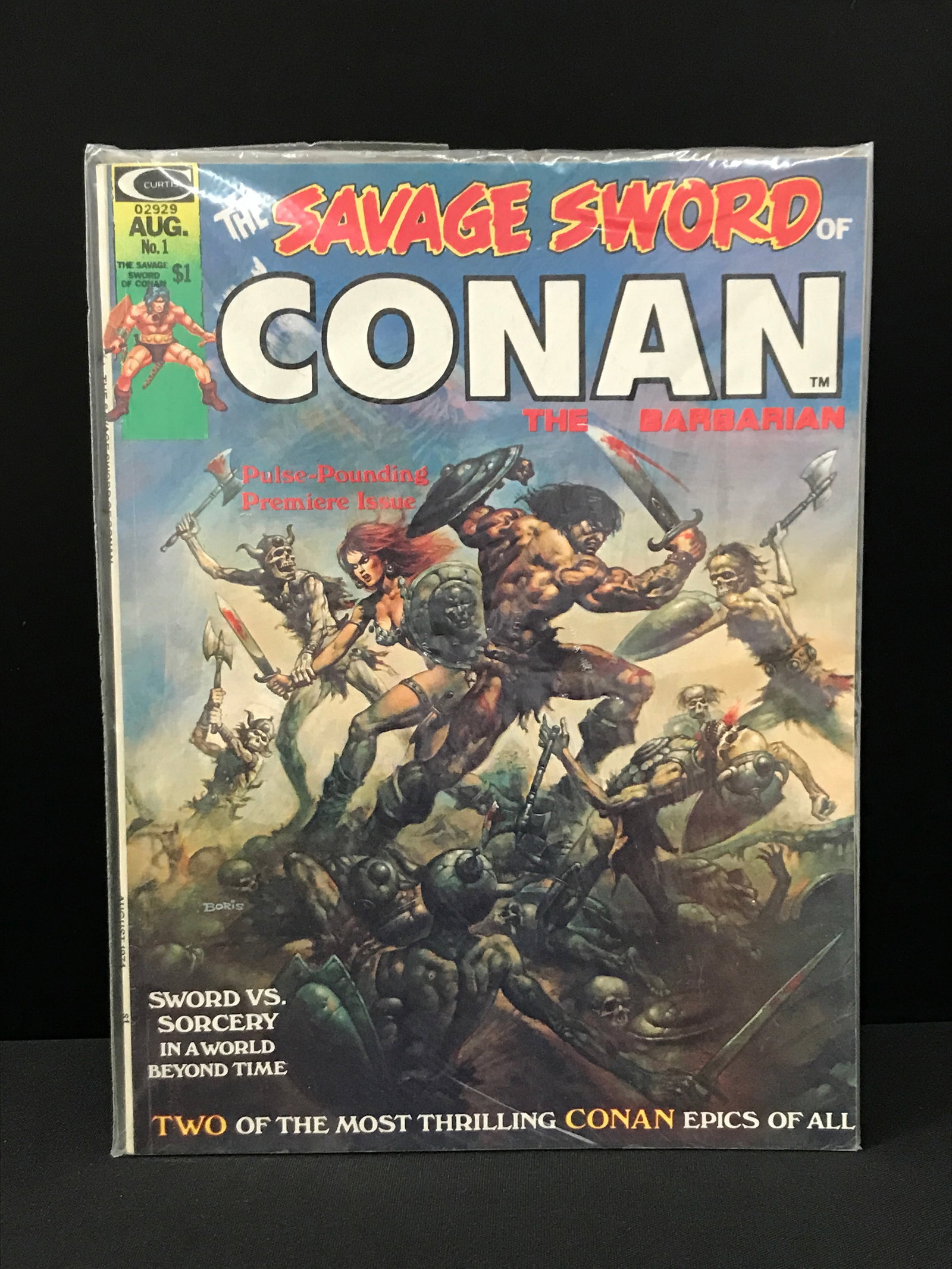 CURTIS COMICS NO.1 THE SAVAGE SWORD OF CONAN: Prices are in Canadian Dollars