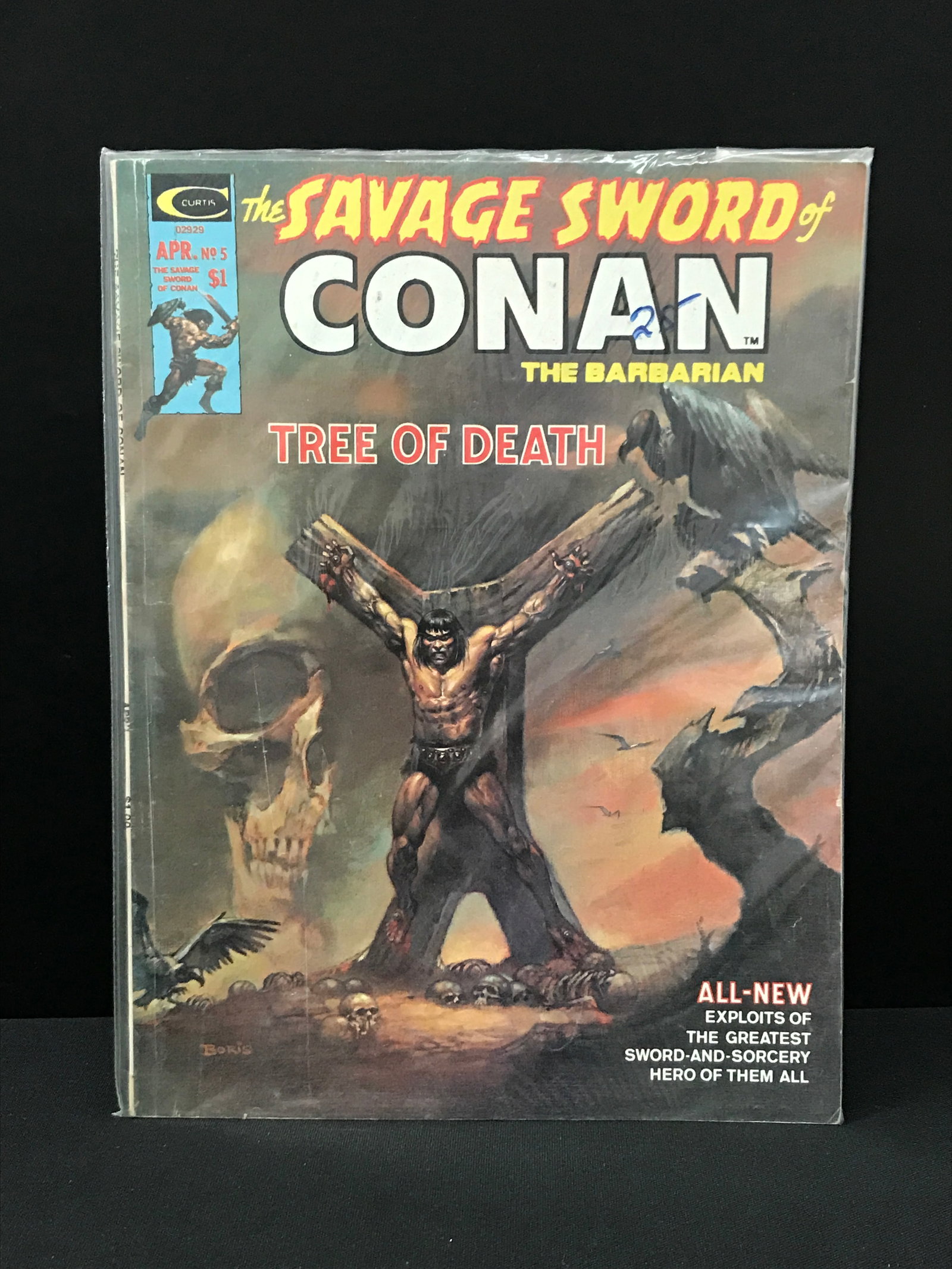 CURTIS COMICS NO.5 THE SAVAGE SWORD OF CONAN: Prices are in Canadian Dollars