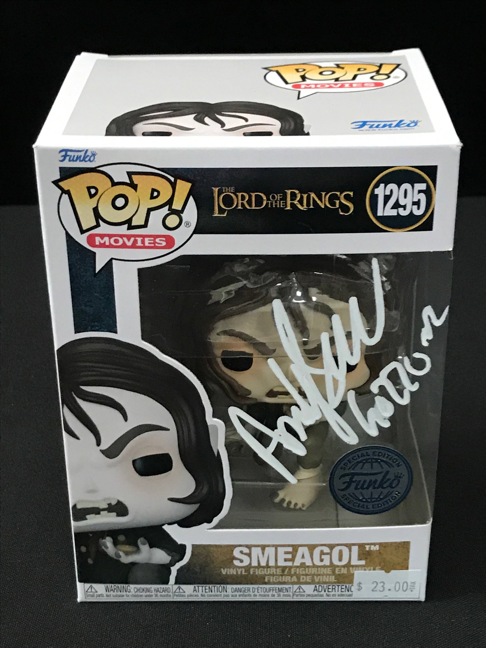 ANDY SERKIS SIGNED FUNKO POP! WWOC COA: Prices are in Canadian Dollars