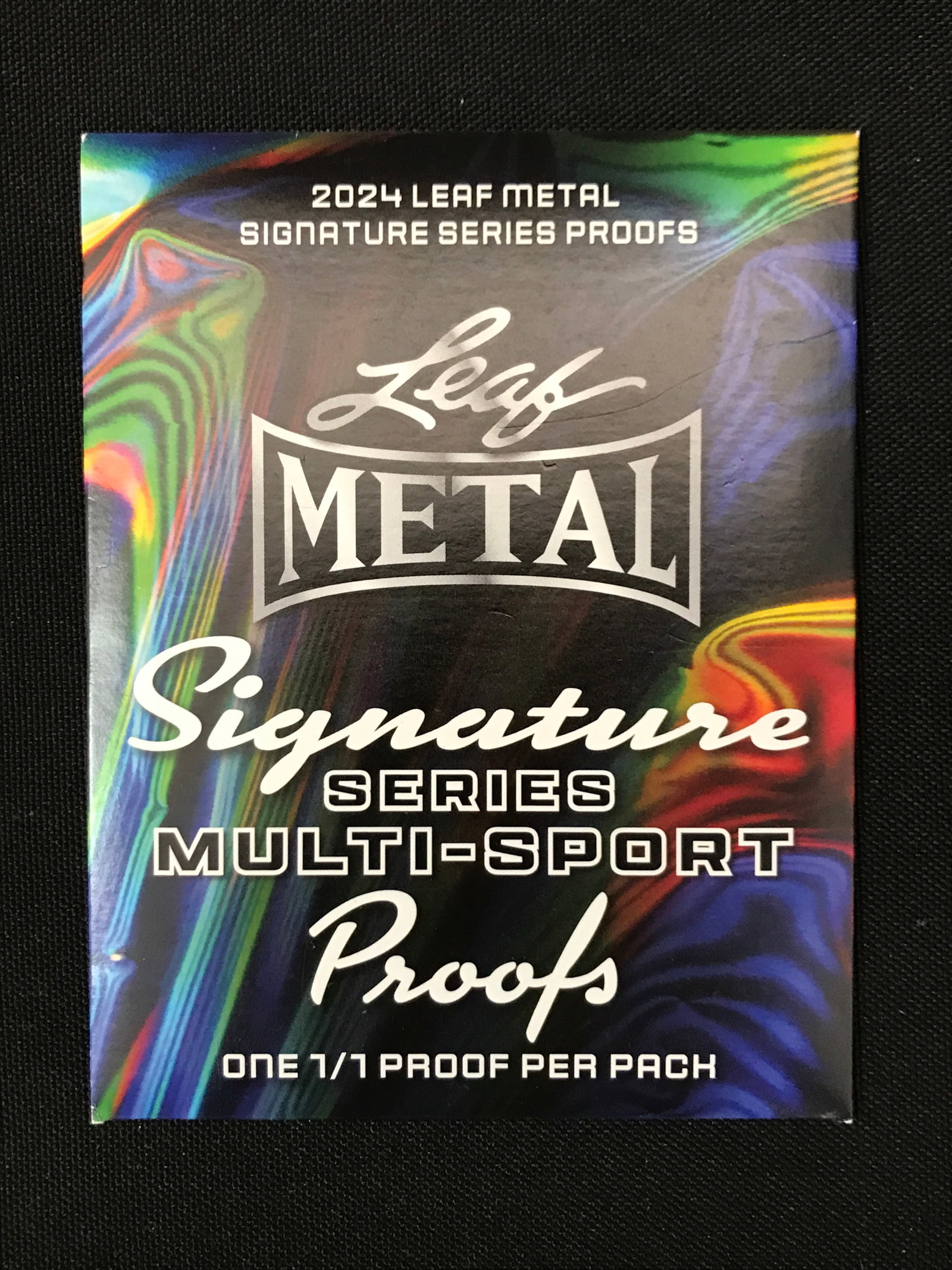 2024 LEAF METAL SIGNATURE SERIES SEALED PACK - CONTAINS 1/1: Prices are in Canadian dollars