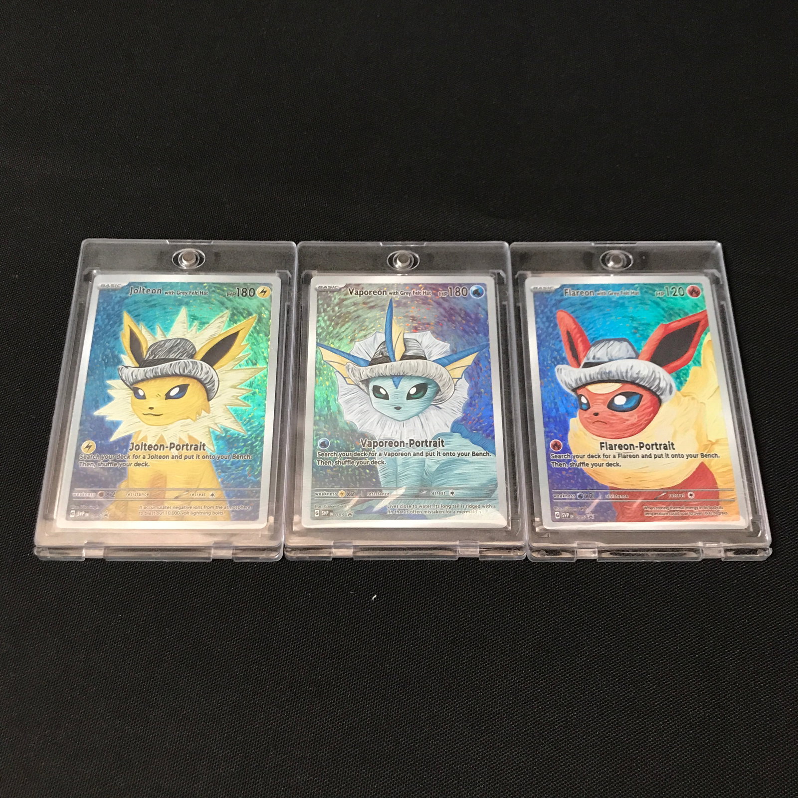 LOT OF 3 POKEMON COSPLAY PORTRAIT CARDS: Prices are in Canadian dollars