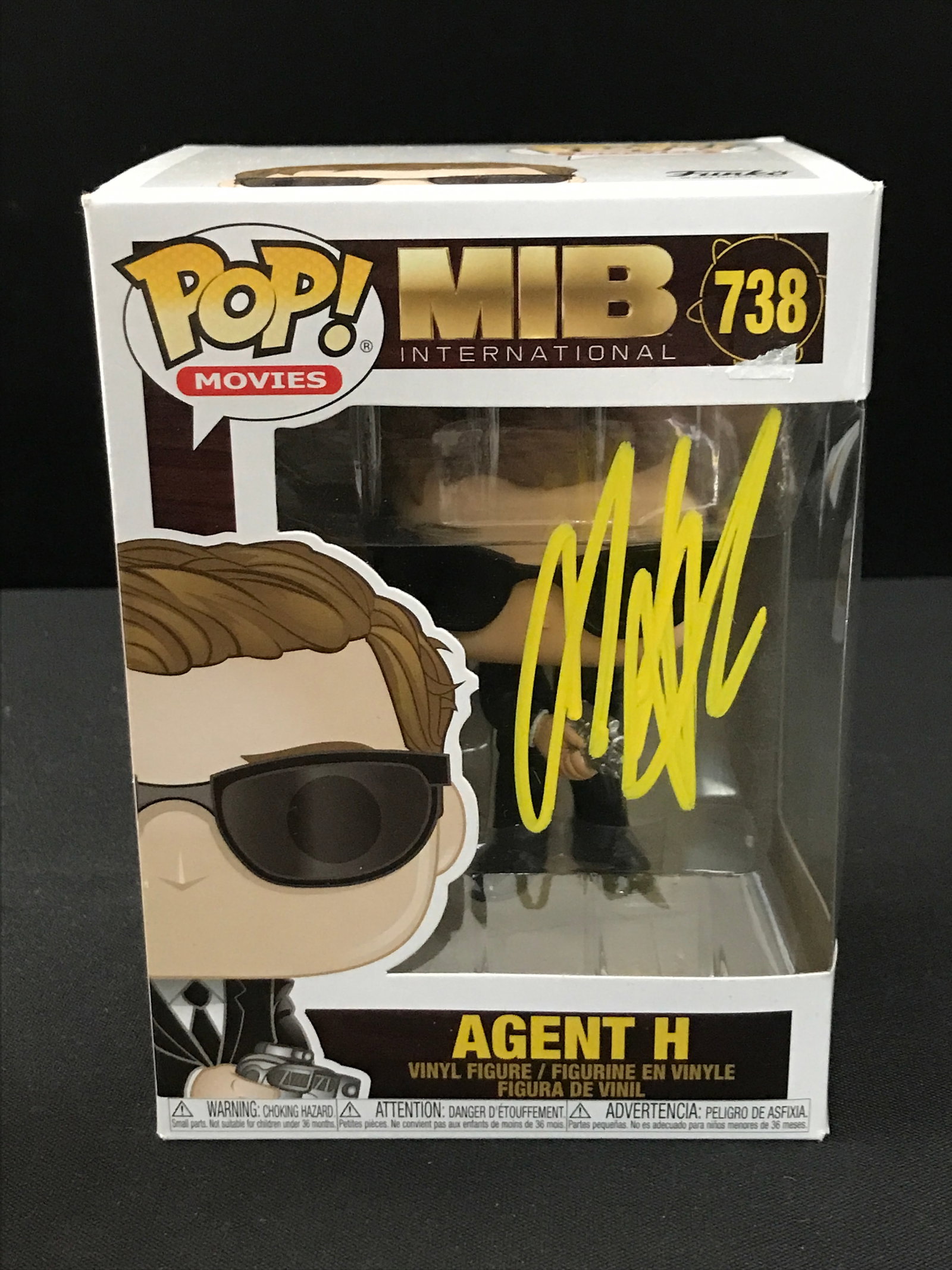 CHRIS HEMSWORTH SIGNED AGENT H FUNKO POP - KB COA: Prices are in Canadian dollars