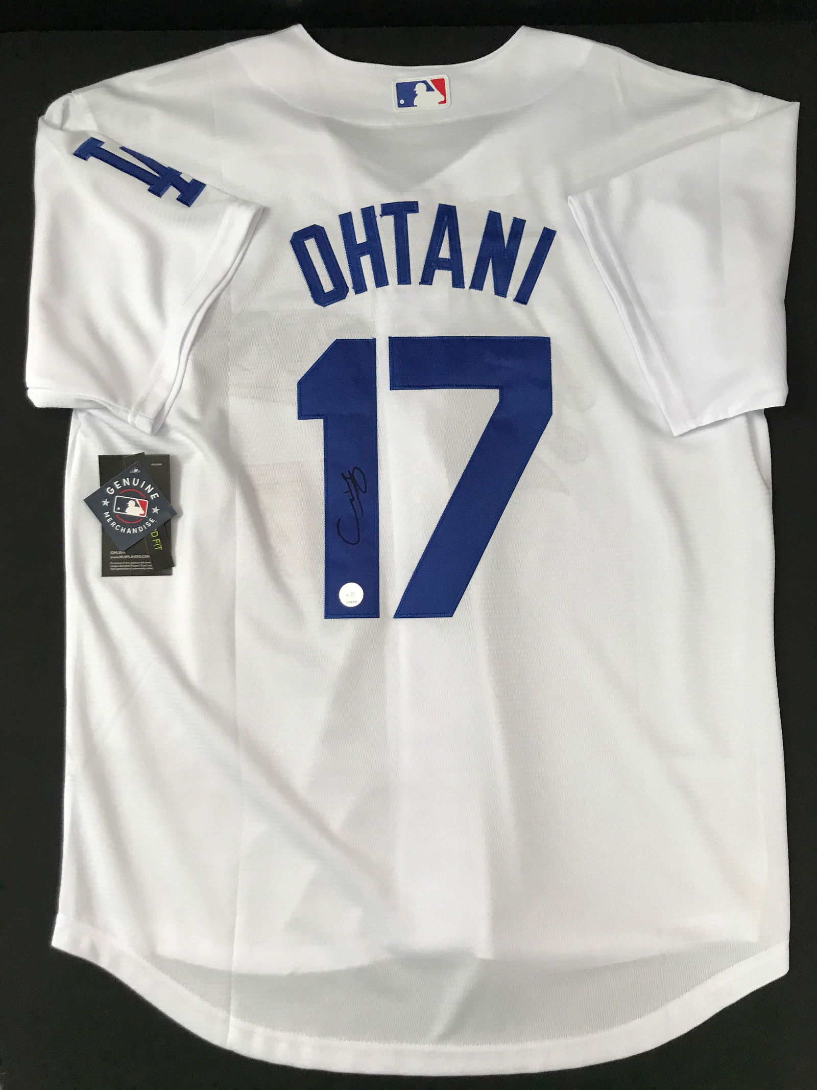 SHOHEI OHTANI SIGNED LOS ANGELES DODGERS BASEBALL JERSEY - KB COA (1 of 3)