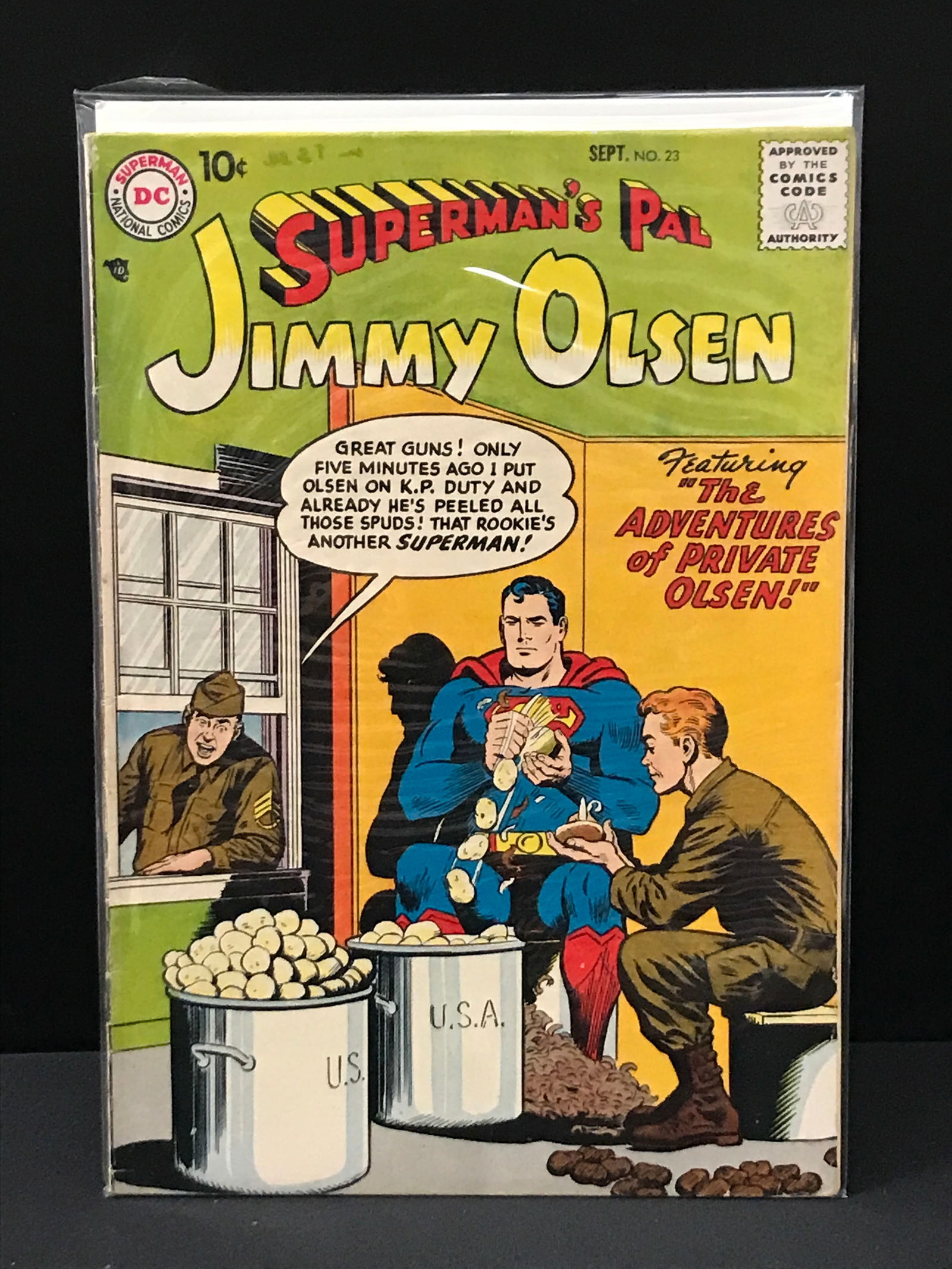 DC COMICS NO.23 SUPERMANS PAL JIMMY OLSEN (1 of 1)