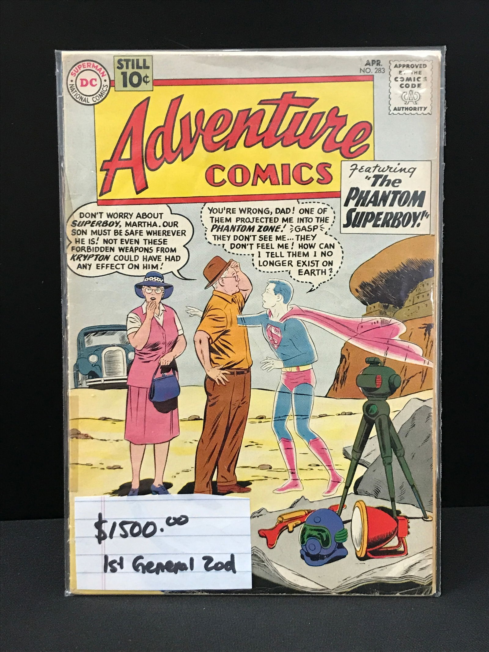 BIG KEY DC COMICS NO.283 ADVENTURE COMICS (1ST APP GENERAL ZOD) (1 of 1)