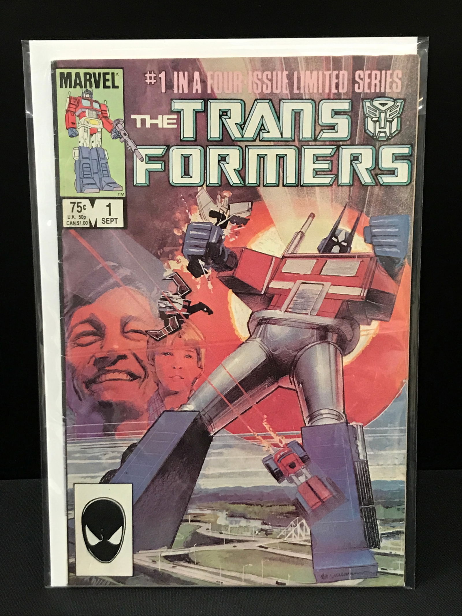 THE TRANSFORMERS #1 - MARVEL COMICS (1 of 1)