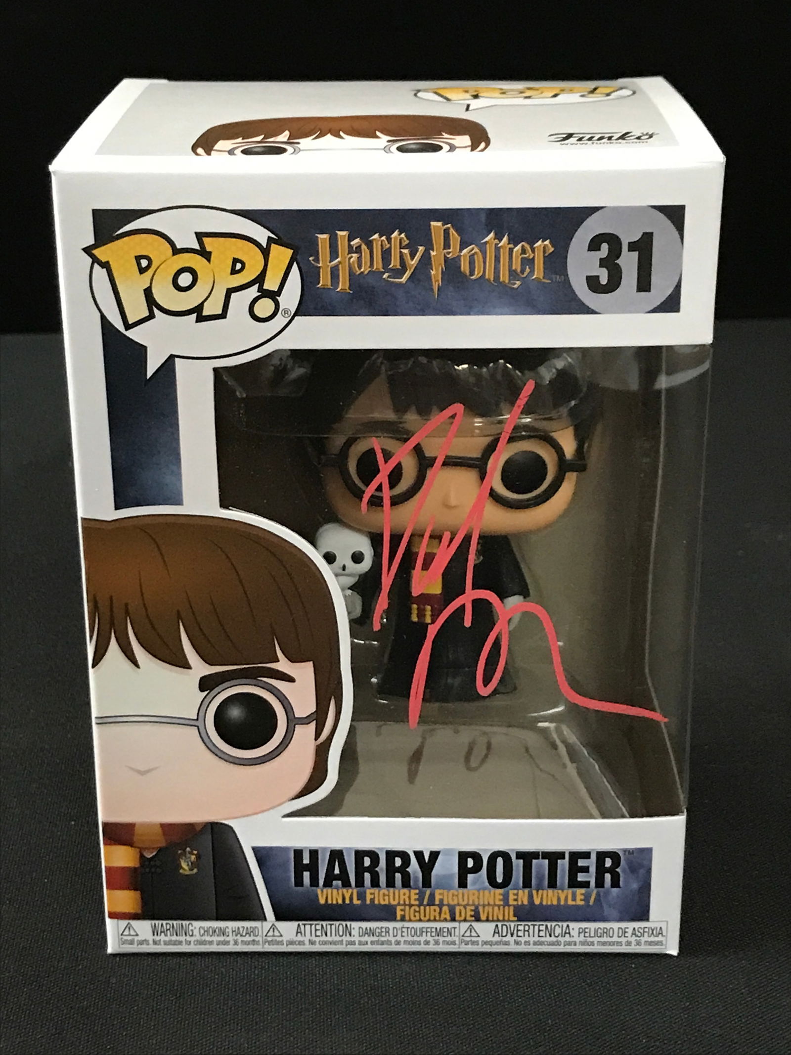 DANIEL RADCLIFFE SIGNED HARRY POTTER FUNKO POP - KB COA (1 of 2)