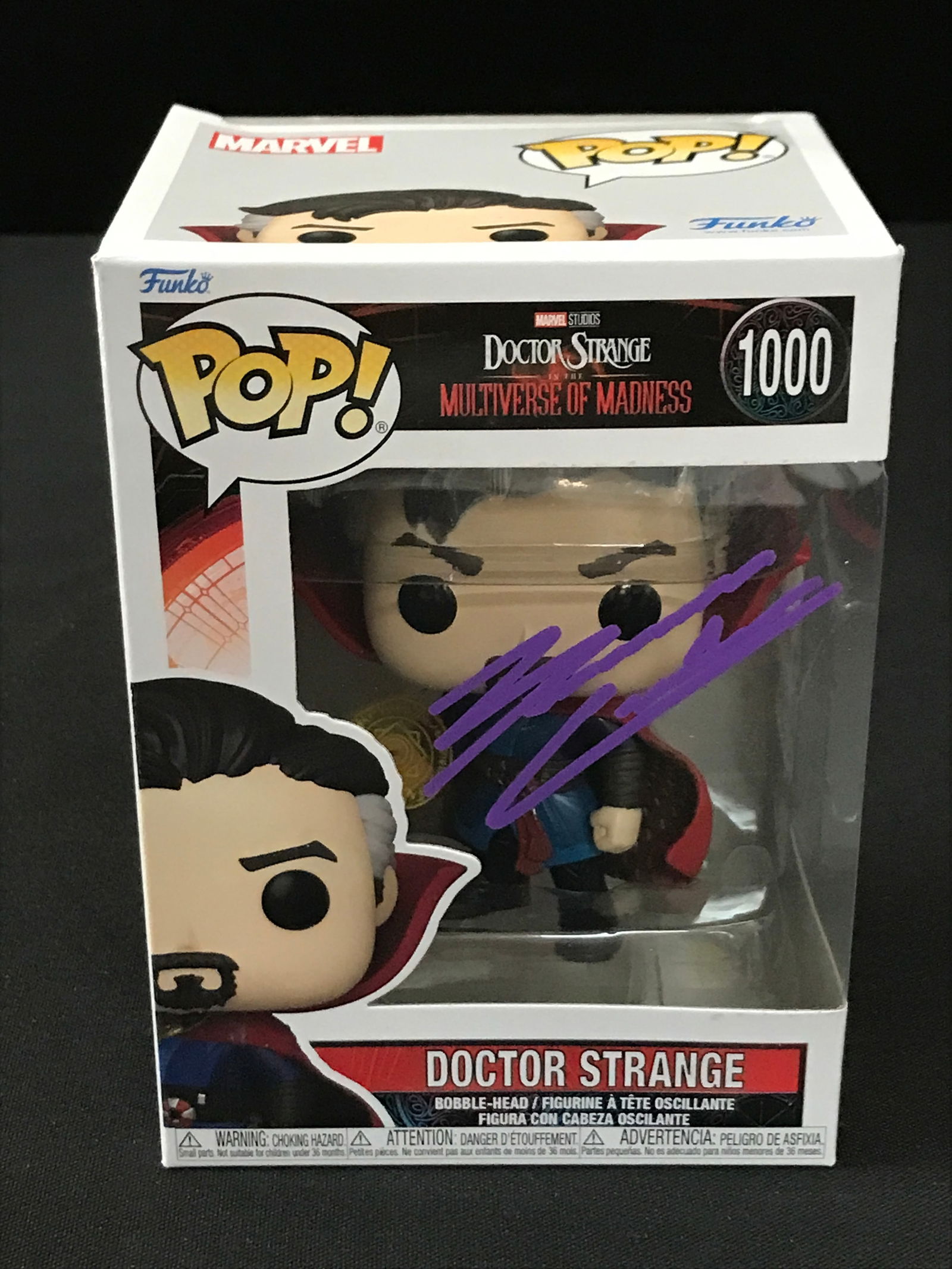 BENEDICT CUMBERBATCH SIGNED DOCTOR STRANGE FUNKO POP - KB COA (1 of 2)