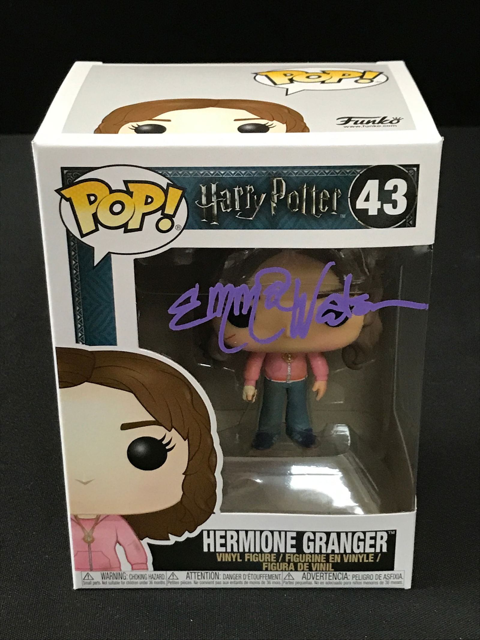 EMMA WATSON SIGNED HERMIONE GRANGER FUNKO POP - KB COA (1 of 2)