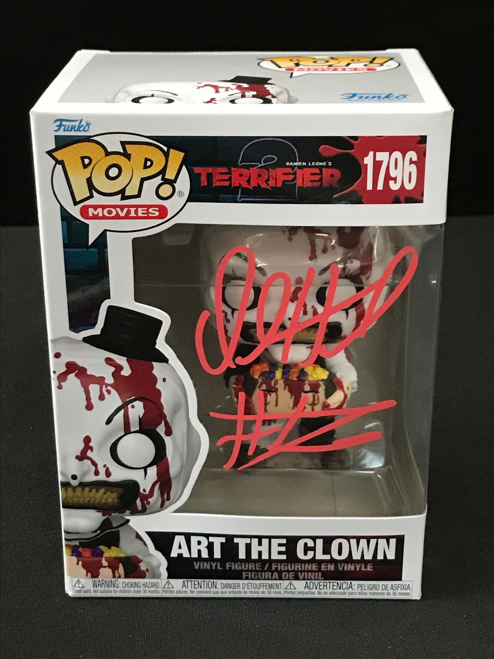 DAVID HOWARD THORNTON SIGNED ART THE CLOWN FUNKO POP - KB COA (1 of 2)