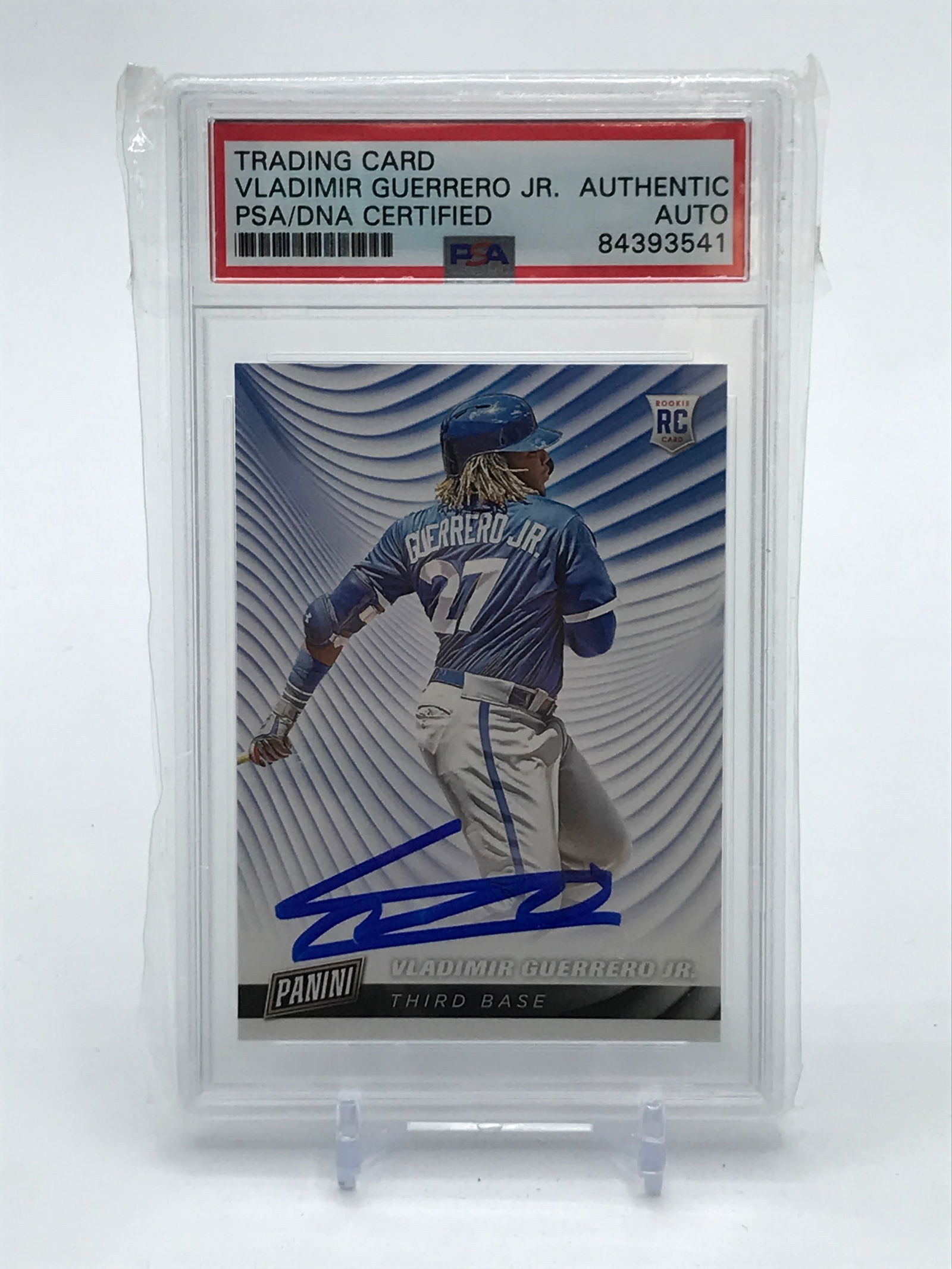 VLADIMIR GUERRERO JR SIGNED ROOKIE CARD - PSA COA (1 of 1)