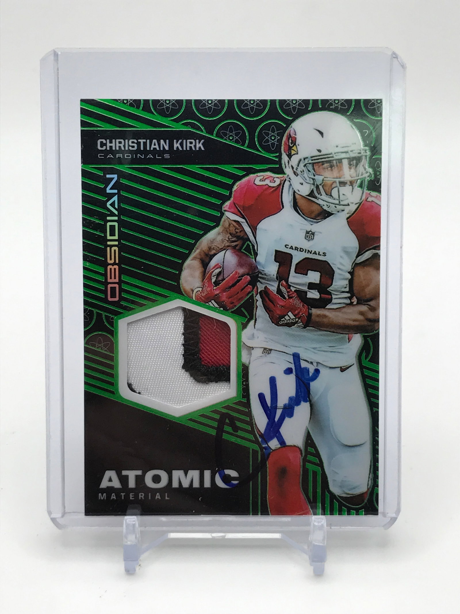 CHRISTIAN KIRK SIGNED PANINI PATCH CARD - JSA COA (1 of 2)