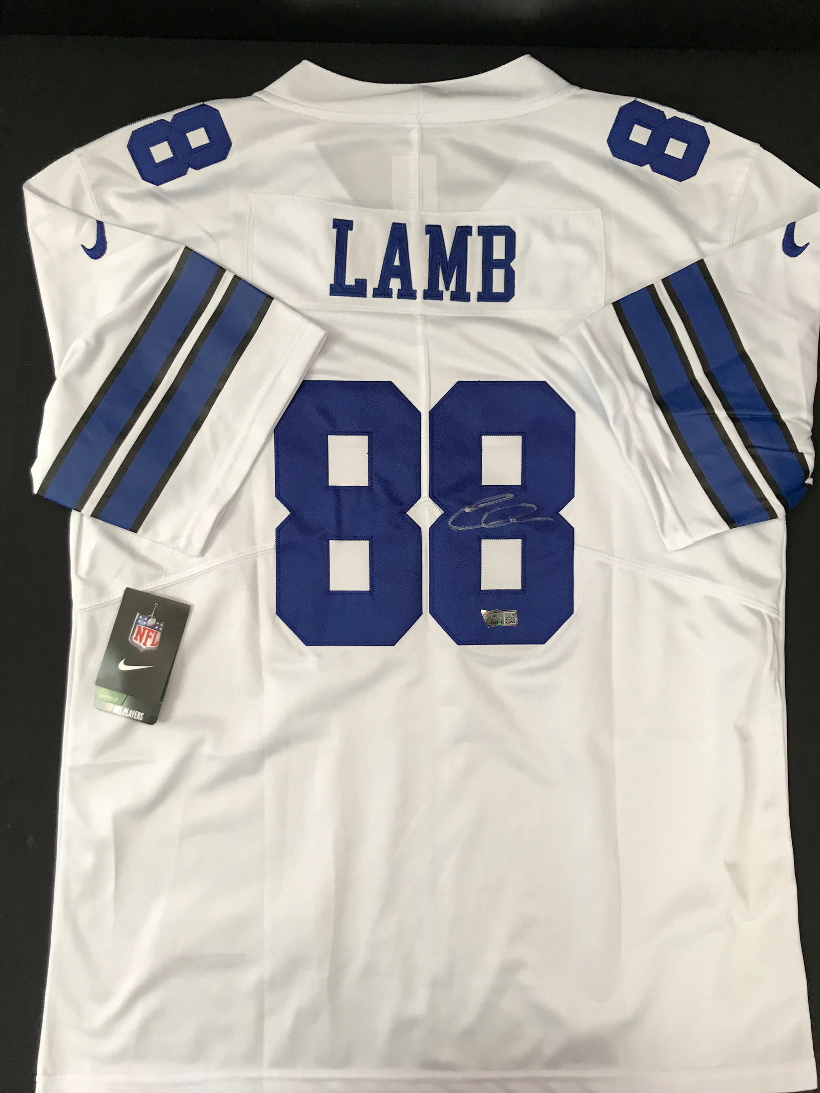 CEE DEE LAMB SIGNED DALLAS COWBOYS FOOTBALL JERSEY - ACE COA: Prices are in Canadian dollars