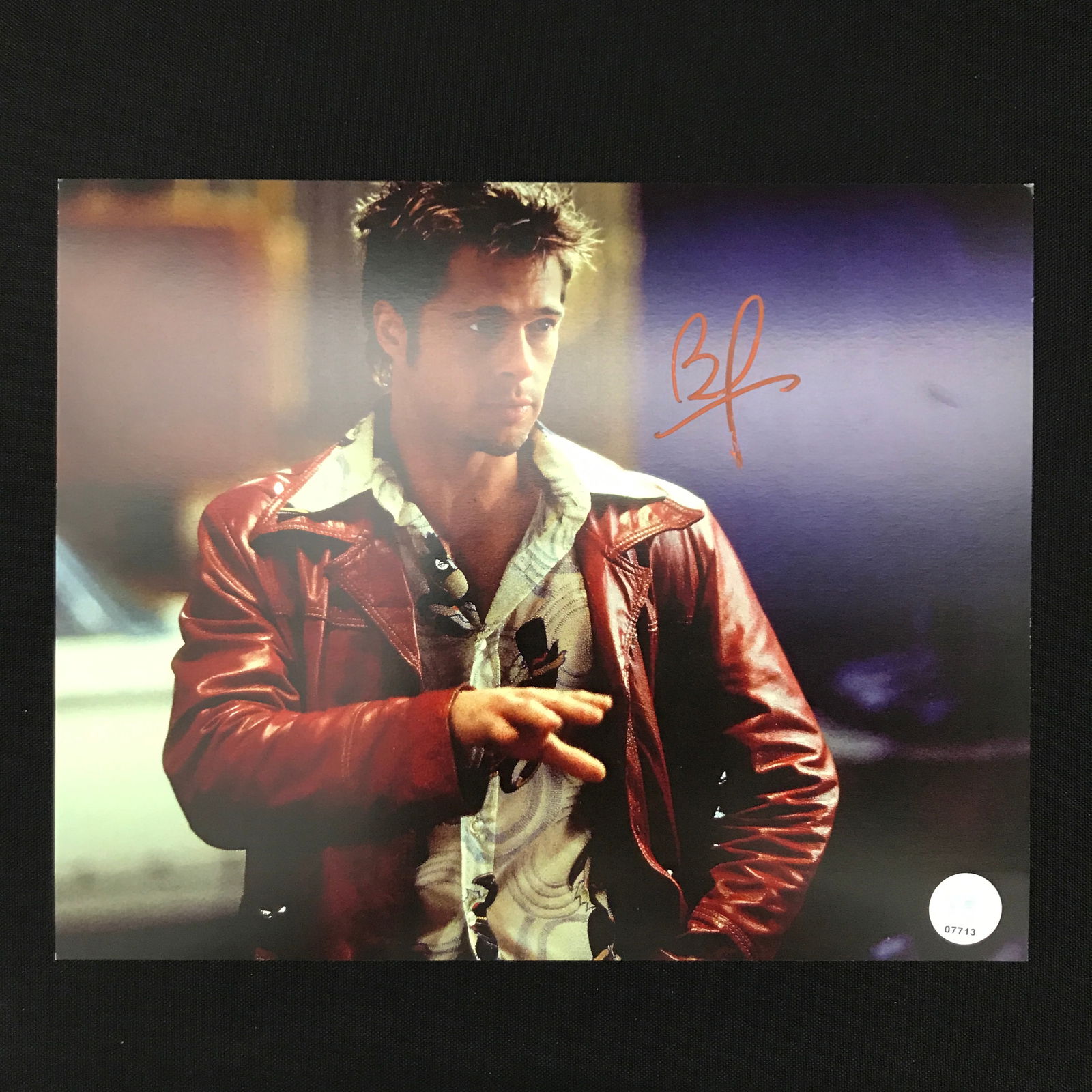BRAD PITT SIGNED FIGHT CLUB 8X10 - KB COA (1 of 1)