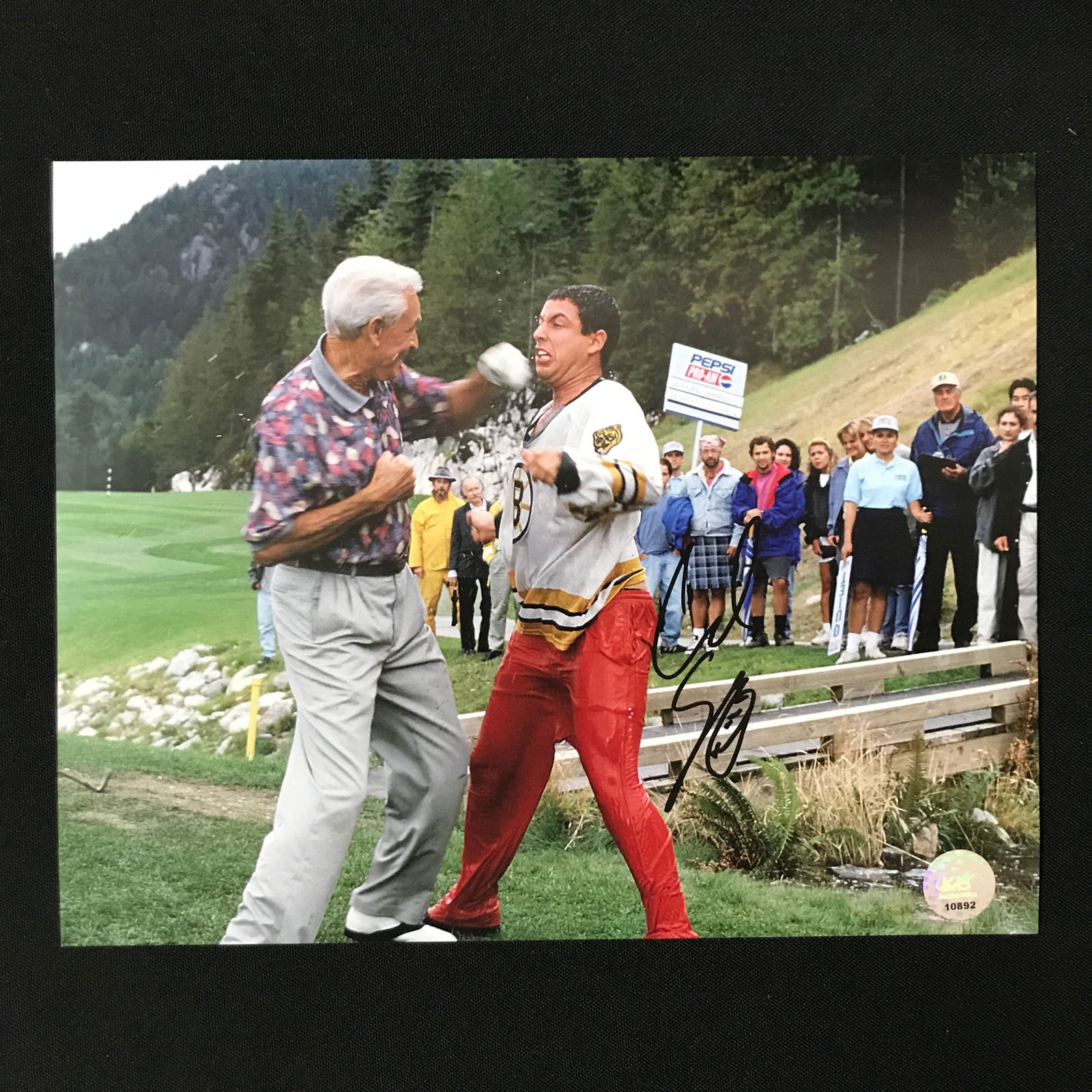 ADAM SANDLER SIGNED HAPPY GILMORE 8X10 - KB COA: Prices are in Canadian dollars