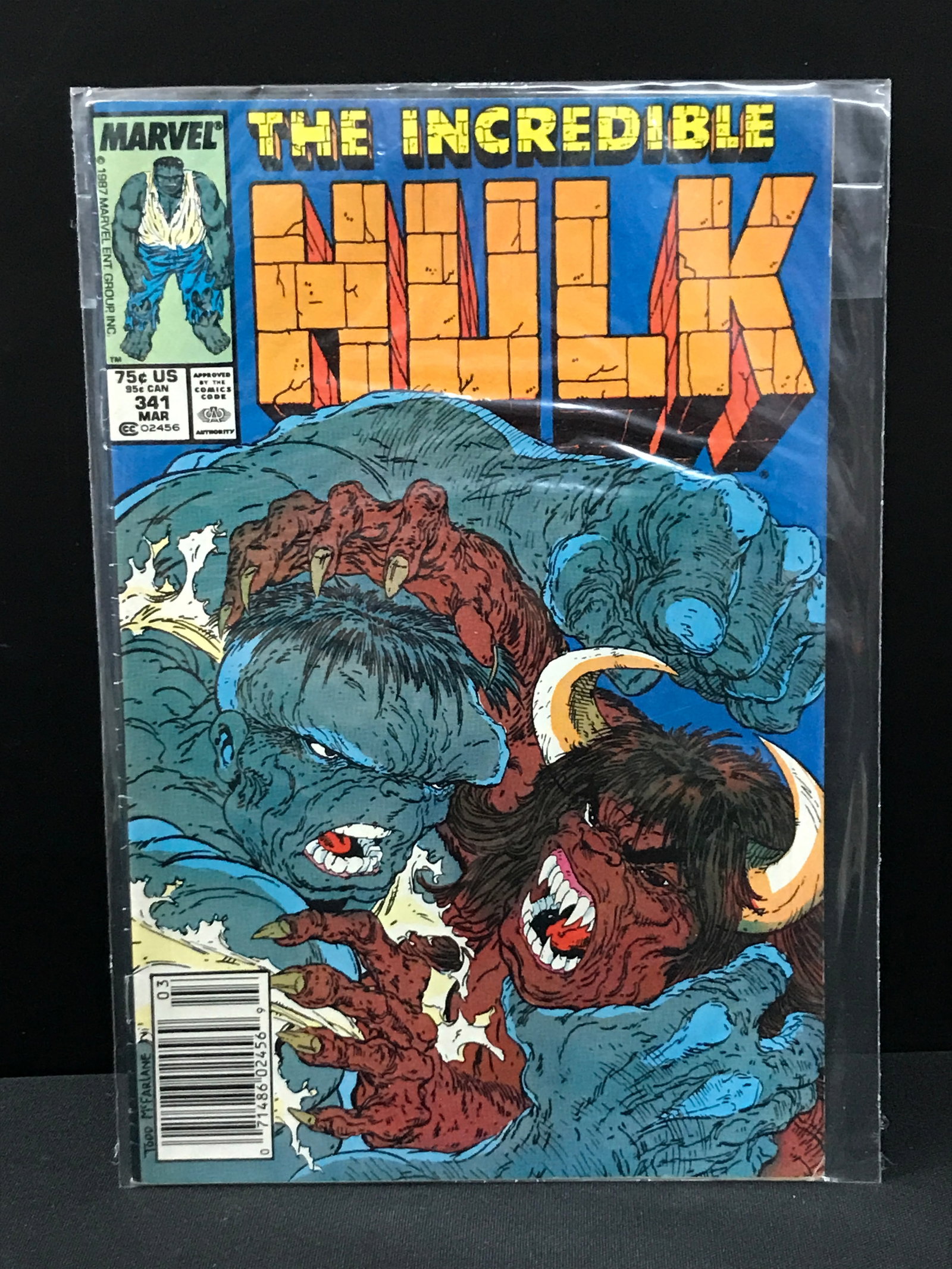 MARVEL COMICS NO.341 THE INCREDIBLE HULK: Prices are in Canadian dollars