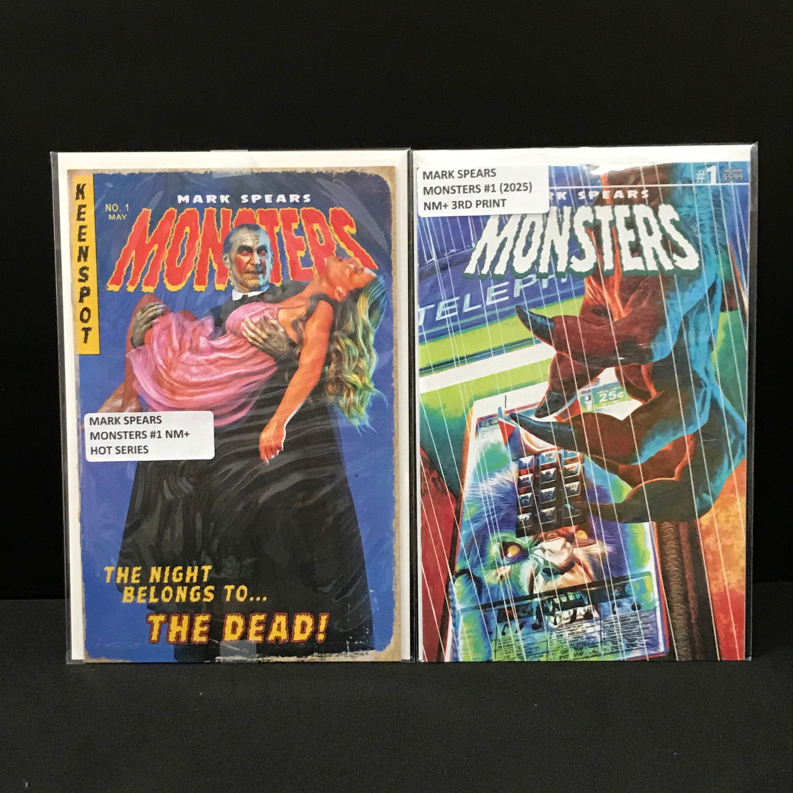 LOT OF 2 MONSTERS COMICS DYNAMITE COMICS (1 of 1)