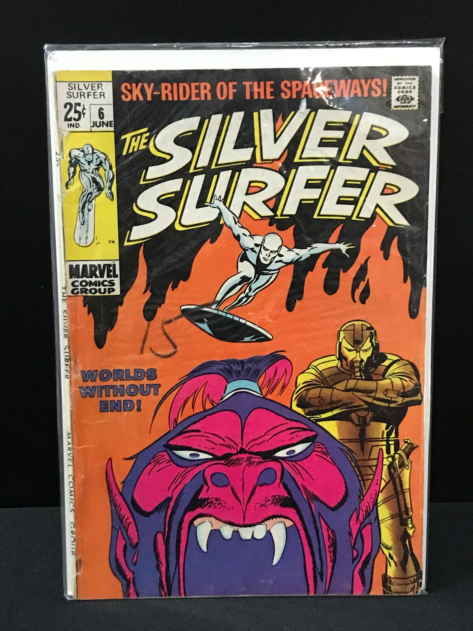 THE SILVER SURFER #6 - MARVEL COMICS (1 of 1)