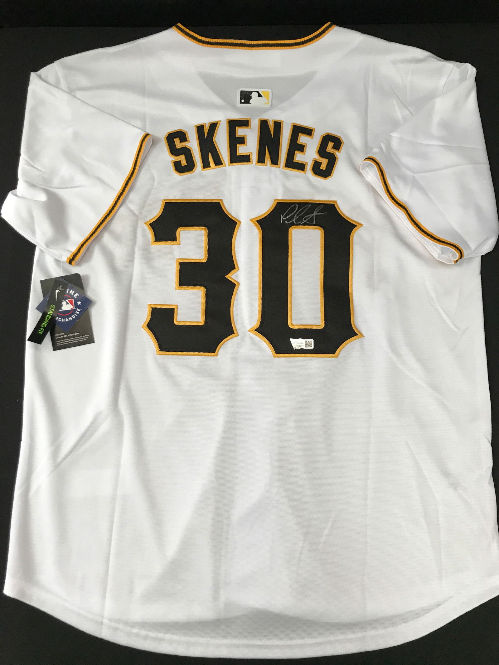 PAUL SKENES SIGNED PITTSBURGH PIRATES JERSEY - ACE COA (1 of 3)