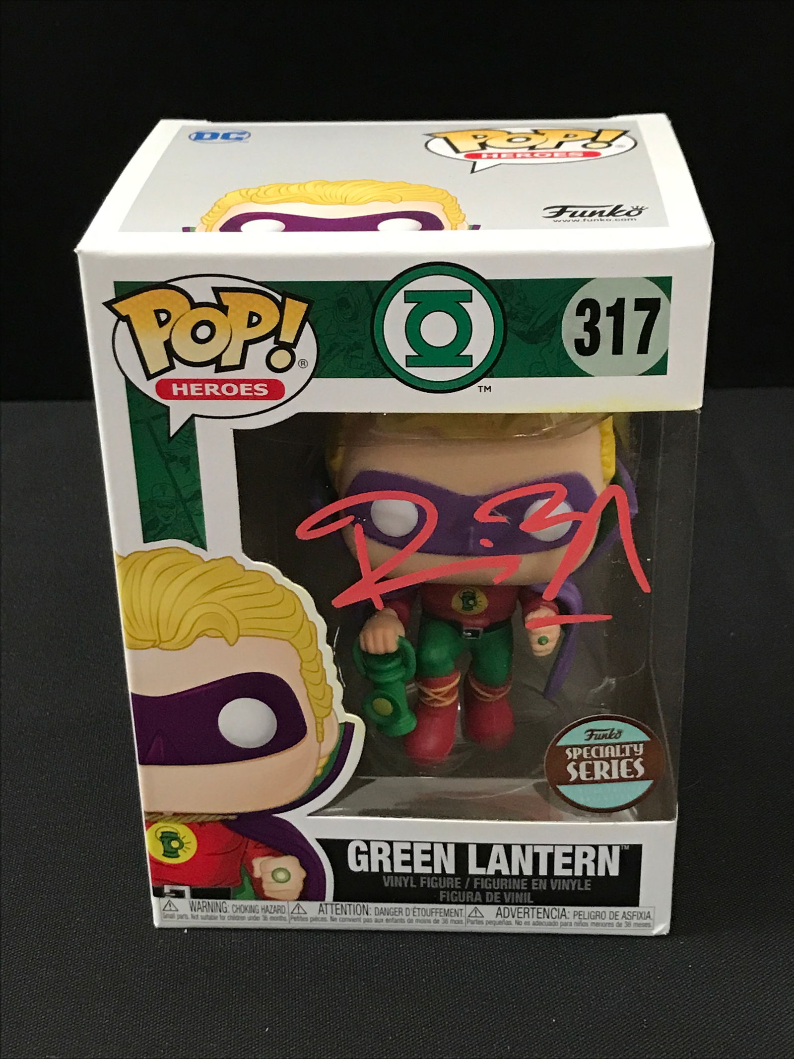RYAN REYNOLDS SIGNED GREEN LANTERN FUNKO POP - KB COA (1 of 2)