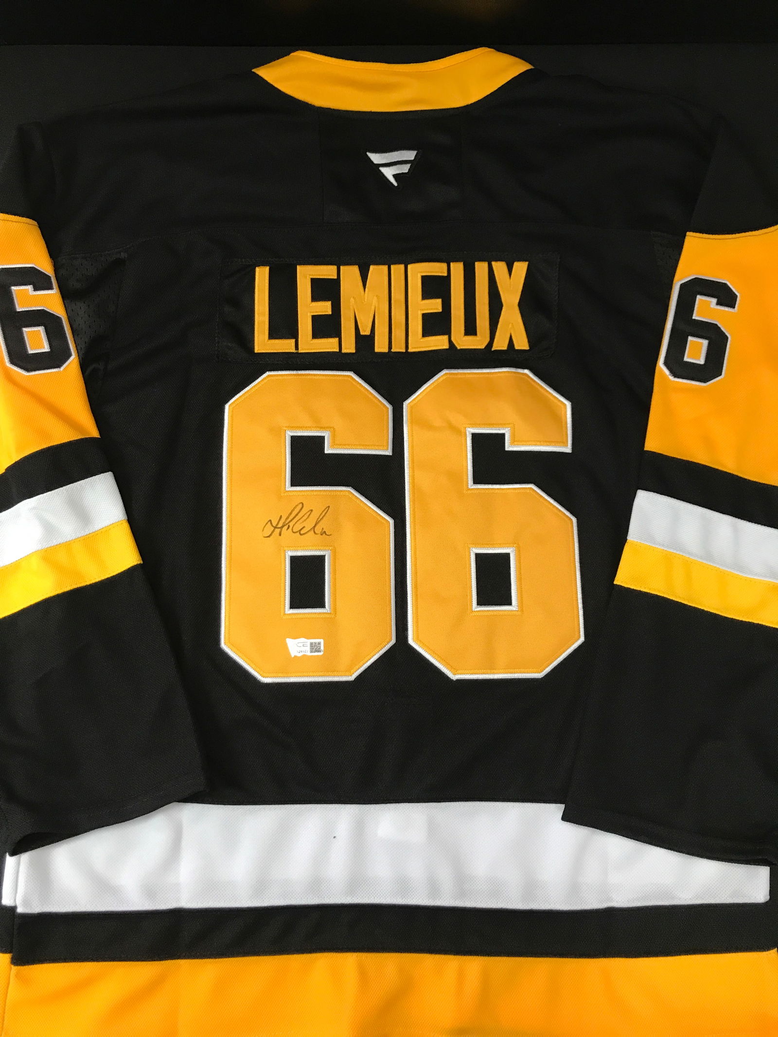 MARIO LEMIEUX SIGNED PITTSBURGH PENGUINS JERSEY - ACE COA (1 of 3)