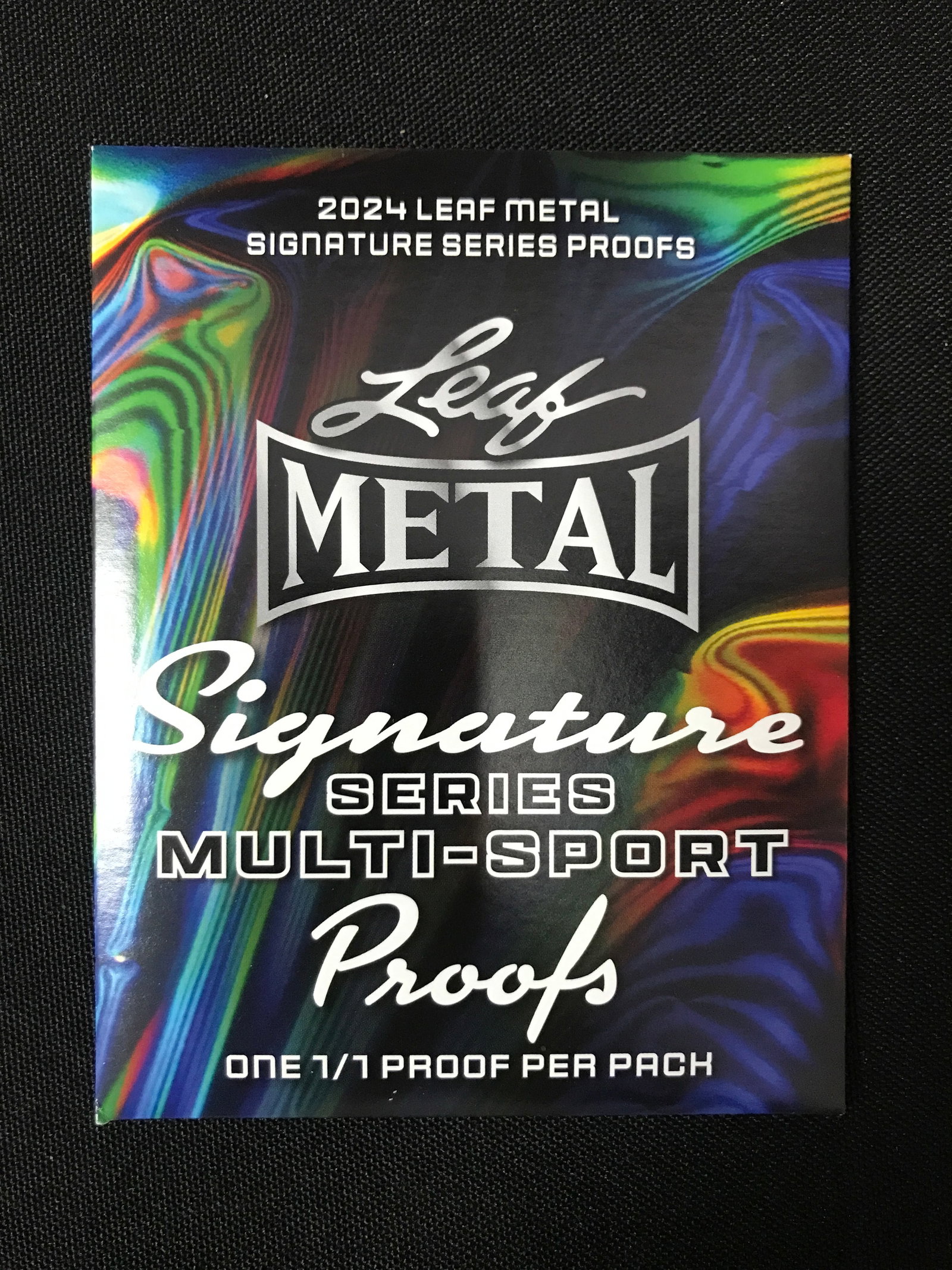 2024 LEAF METAL SIGNATURE SERIES SEALED PACK - CONTAINS 1/1: Prices are in Canadian dollars
