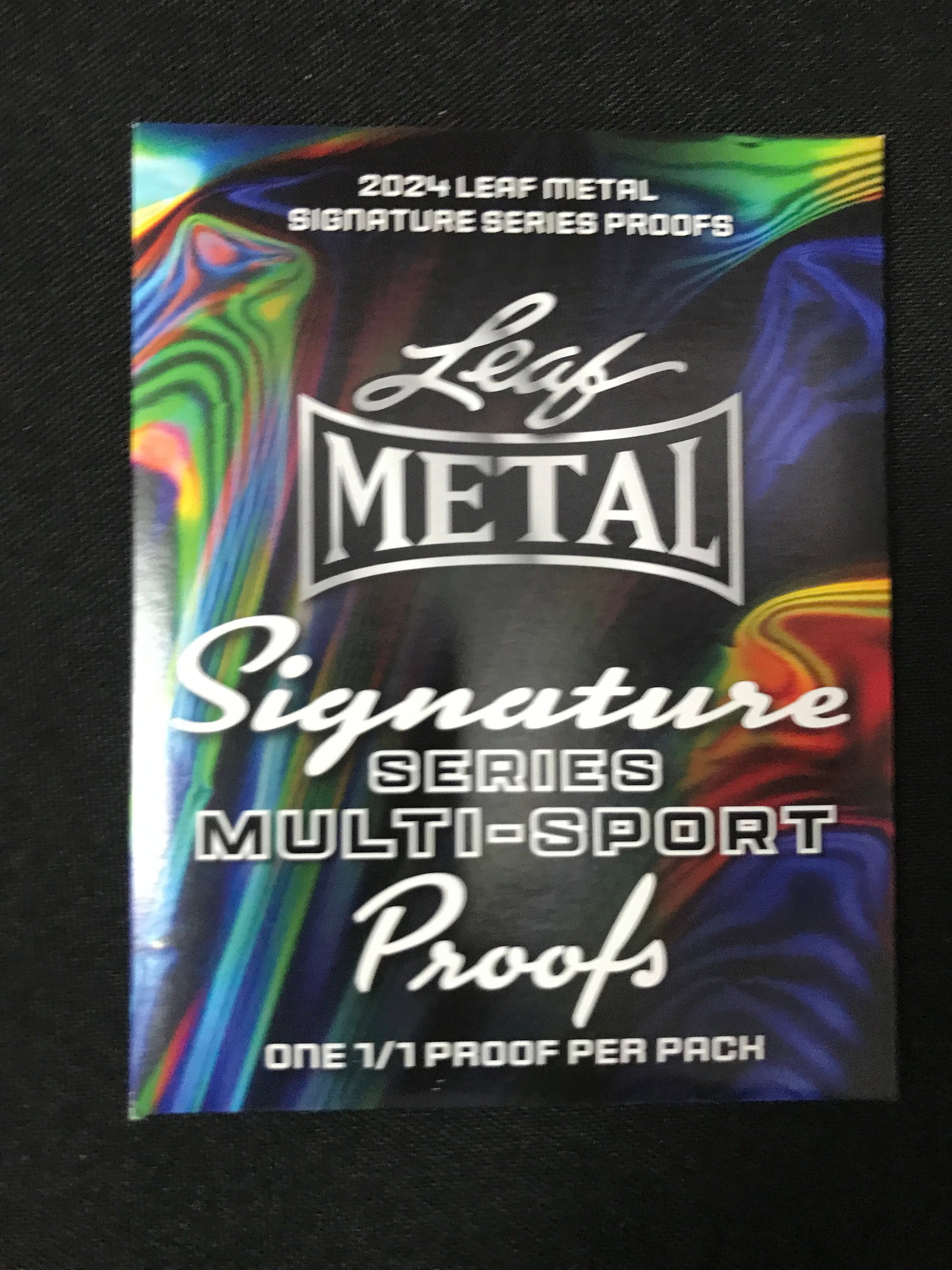 2024 LEAF METAL SIGNATURE SERIES SEALED PACK - CONTAINS 1/1: Prices are in Canadian dollars