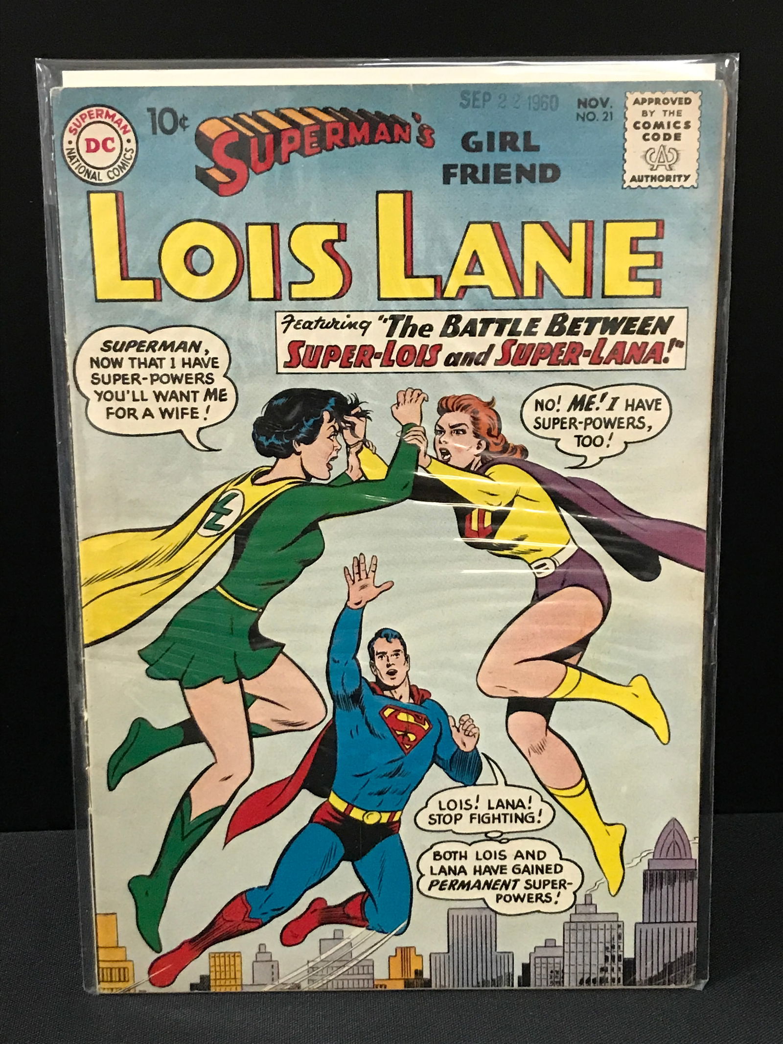 DC COMICS NO.21 SUPERMANS GIRLFRIEND LOIS LANE (1 of 1)