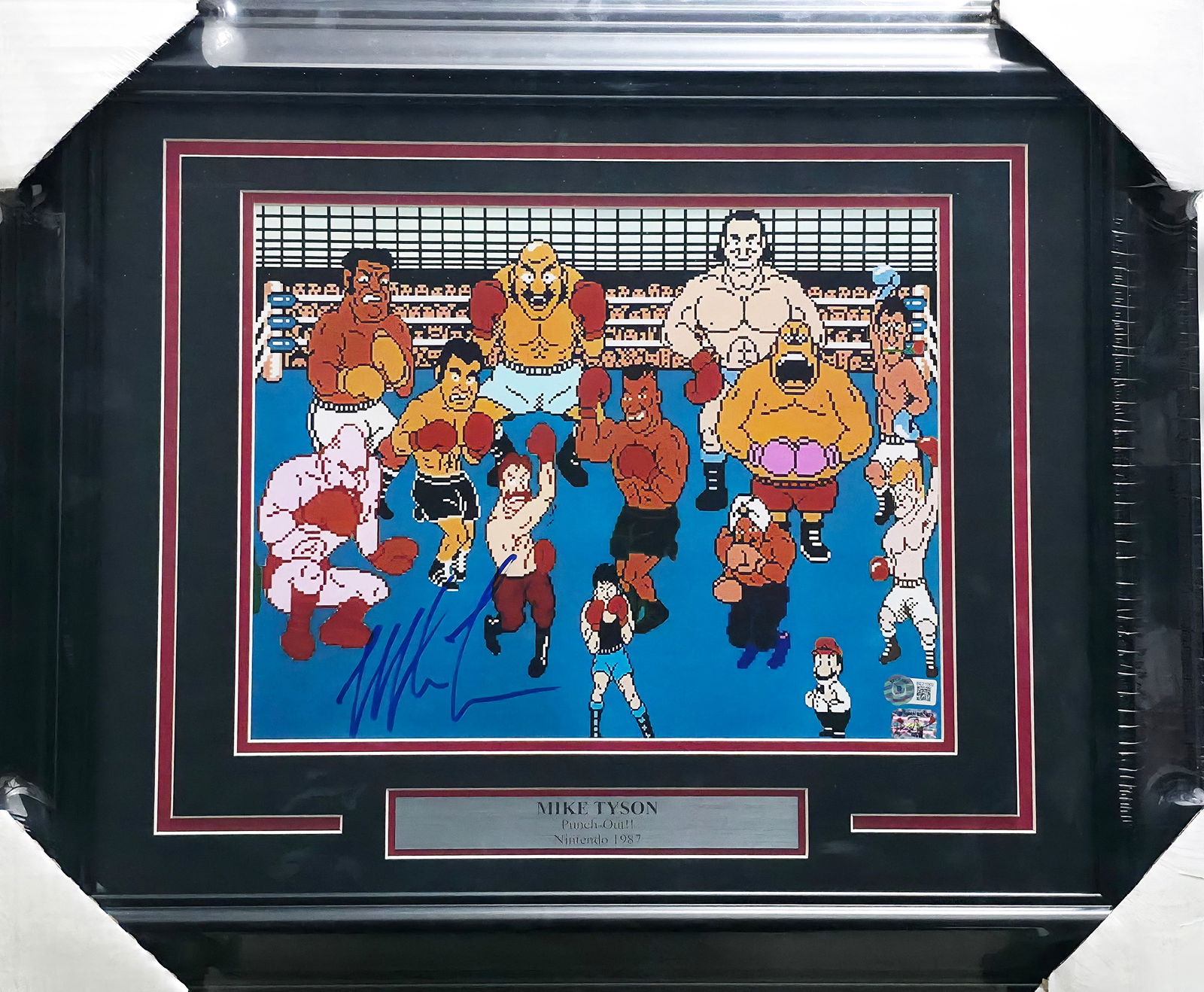 Mike Tyson Signed "Punch-Out!!!"Custom Framed Photo Display BECKETT AND FITTERMAN COAS (1 of 1)
