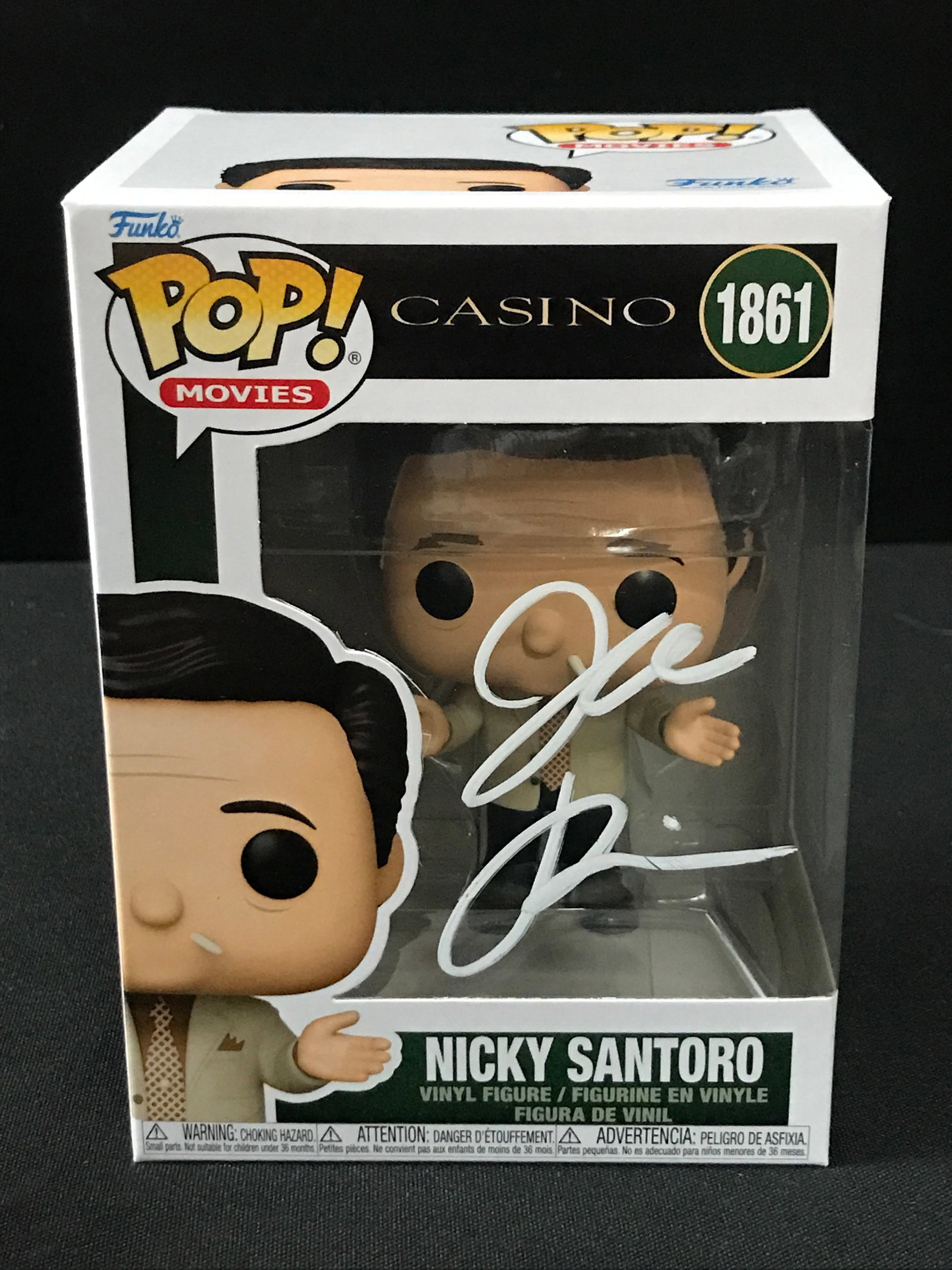 JOE PESCI SIGNED CASINO FUNKO POP - KB COA: Prices are in Canadian dollars