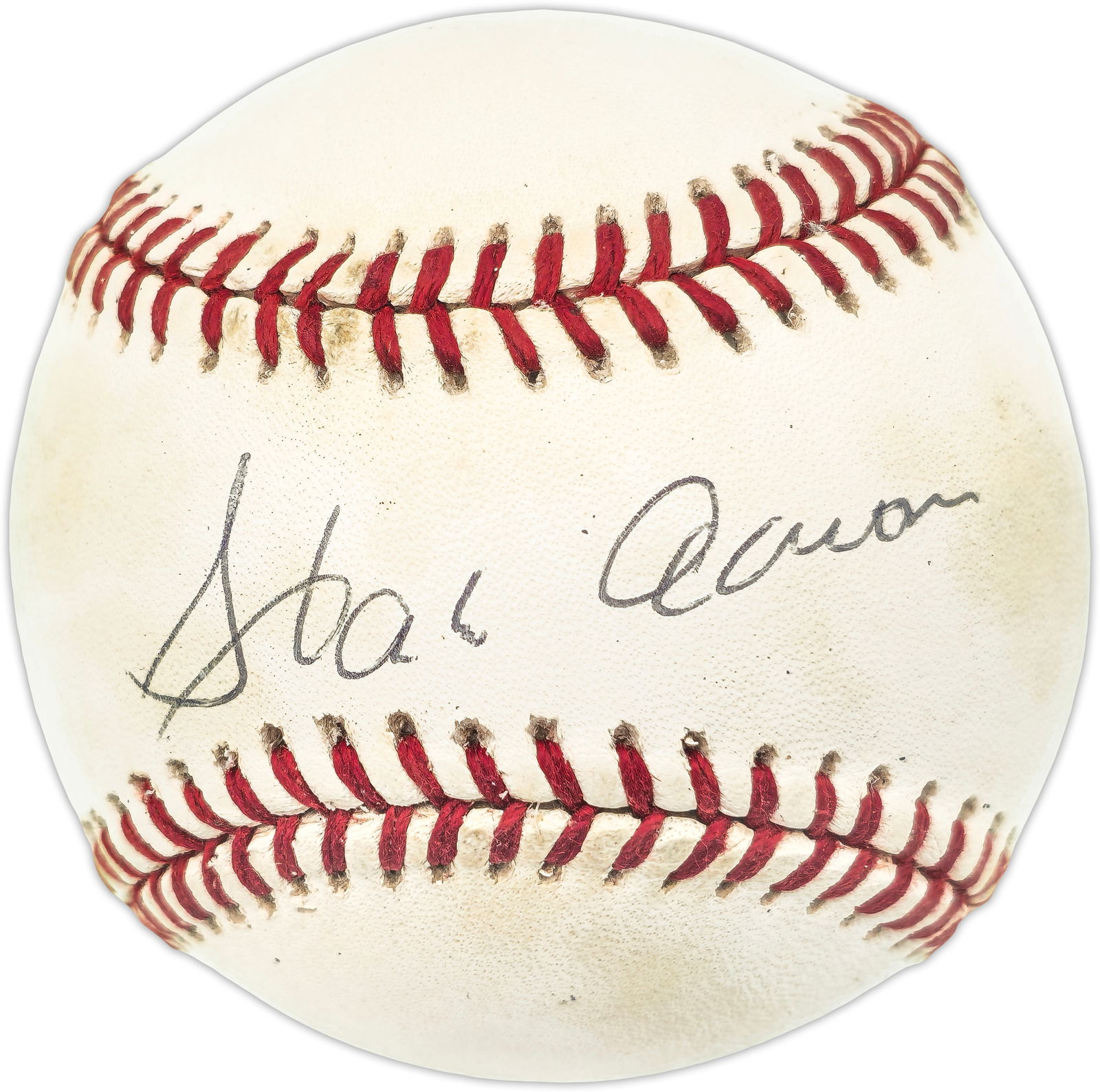 HANK AARON SIGNED BASEBALL (BECKETT COA) (1 of 2)