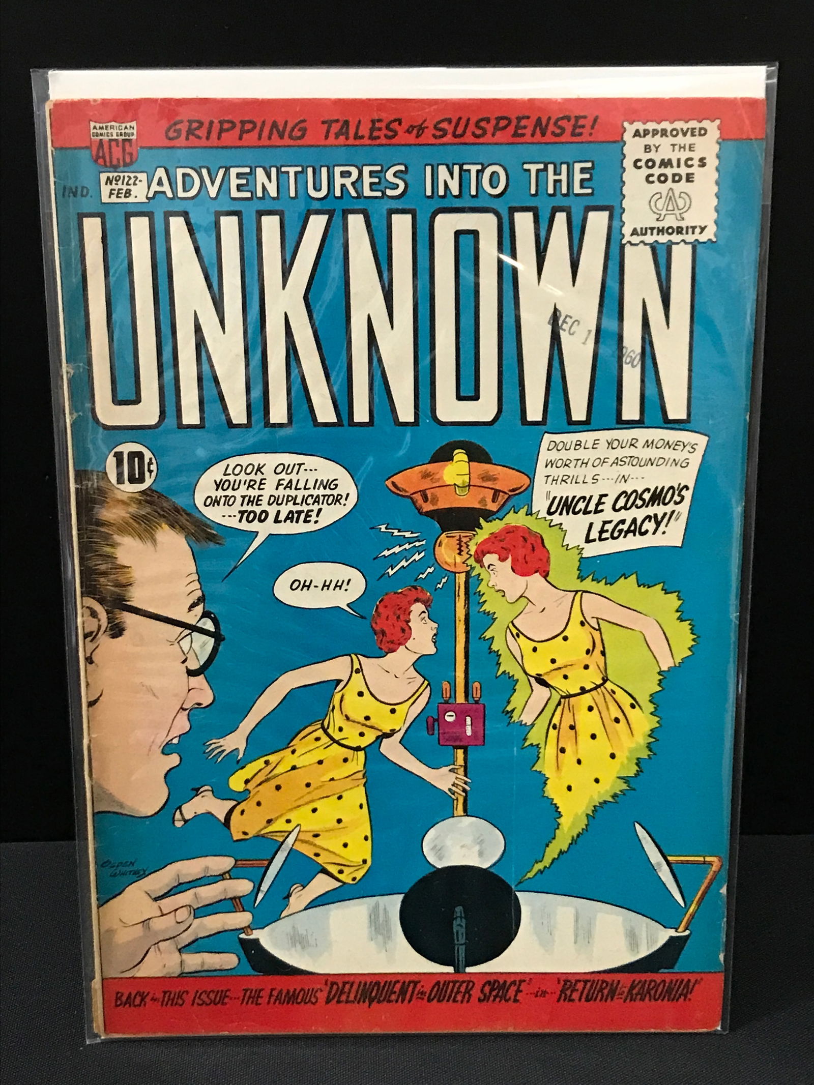 ACG COMICS NO.122 ADVENTURES INTO THE UNKNOWN (1 of 1)