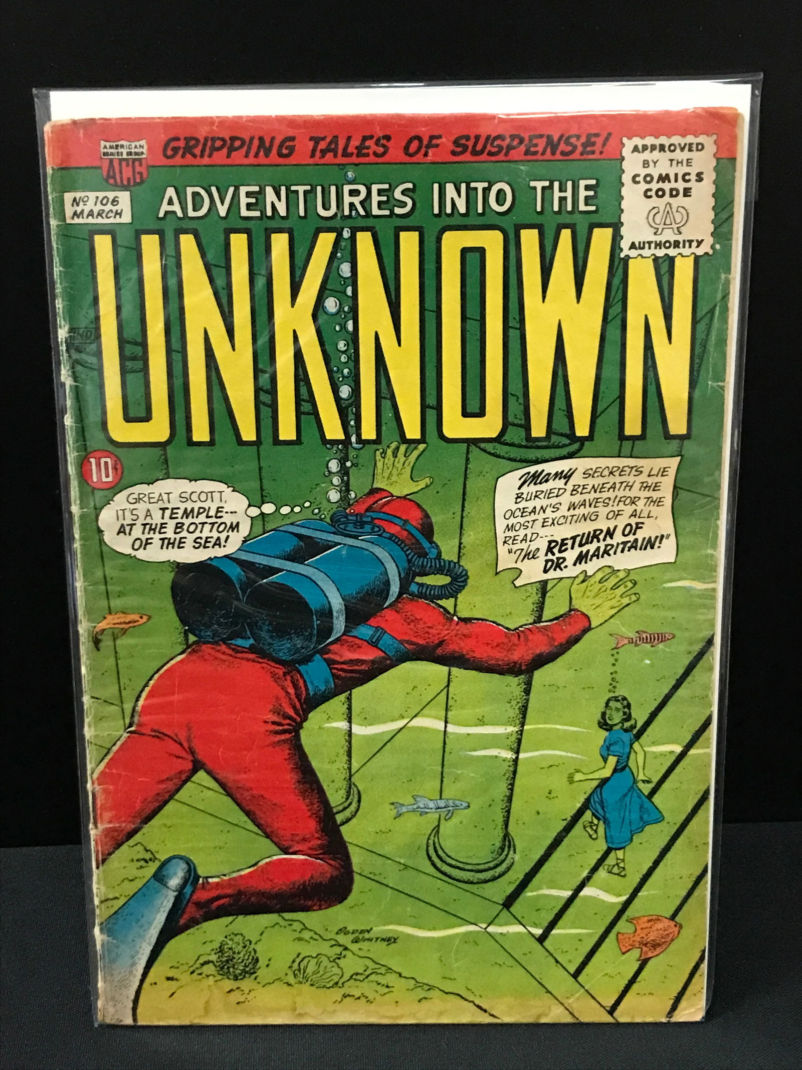 ACG COMICS NO.106 ADVENTURES INTO THE UNKNOWN (1 of 1)