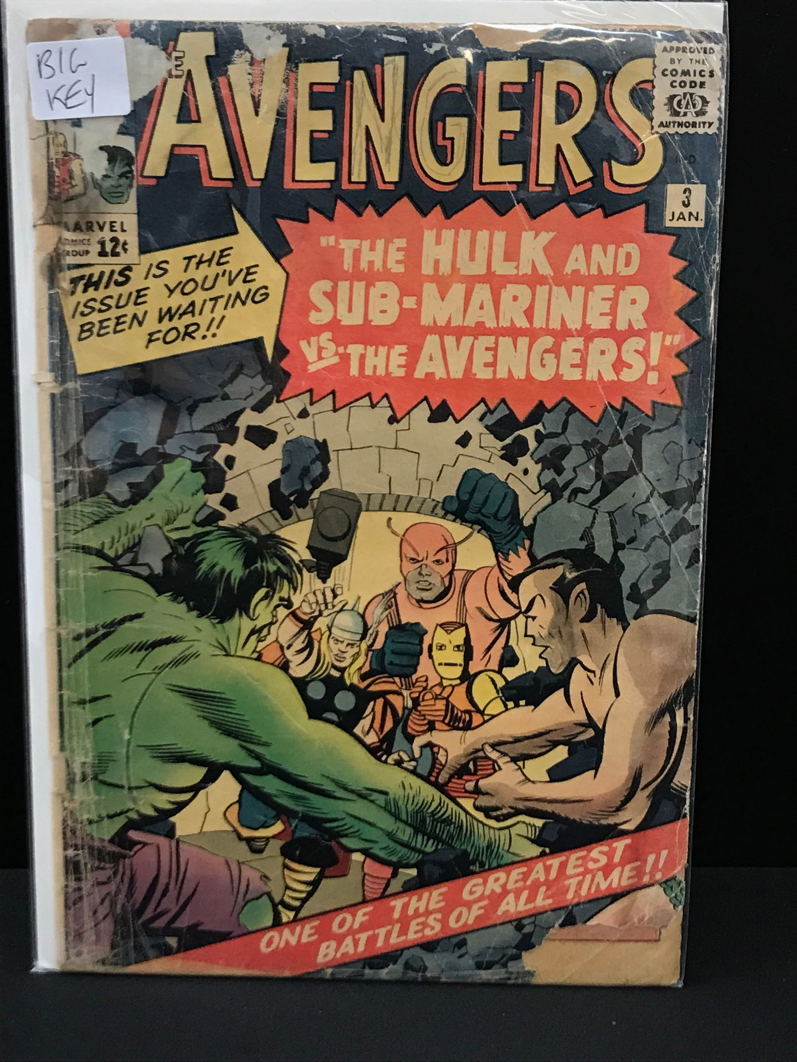 BIG KEY THE AVENGERS #3 - MARVEL COMICS (1 of 1)